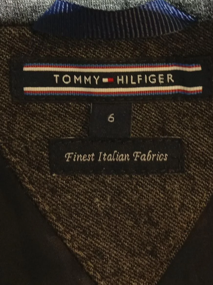 Tommy Hilfiger Women's Blazer UK 10 Grey Viscose - Image 5