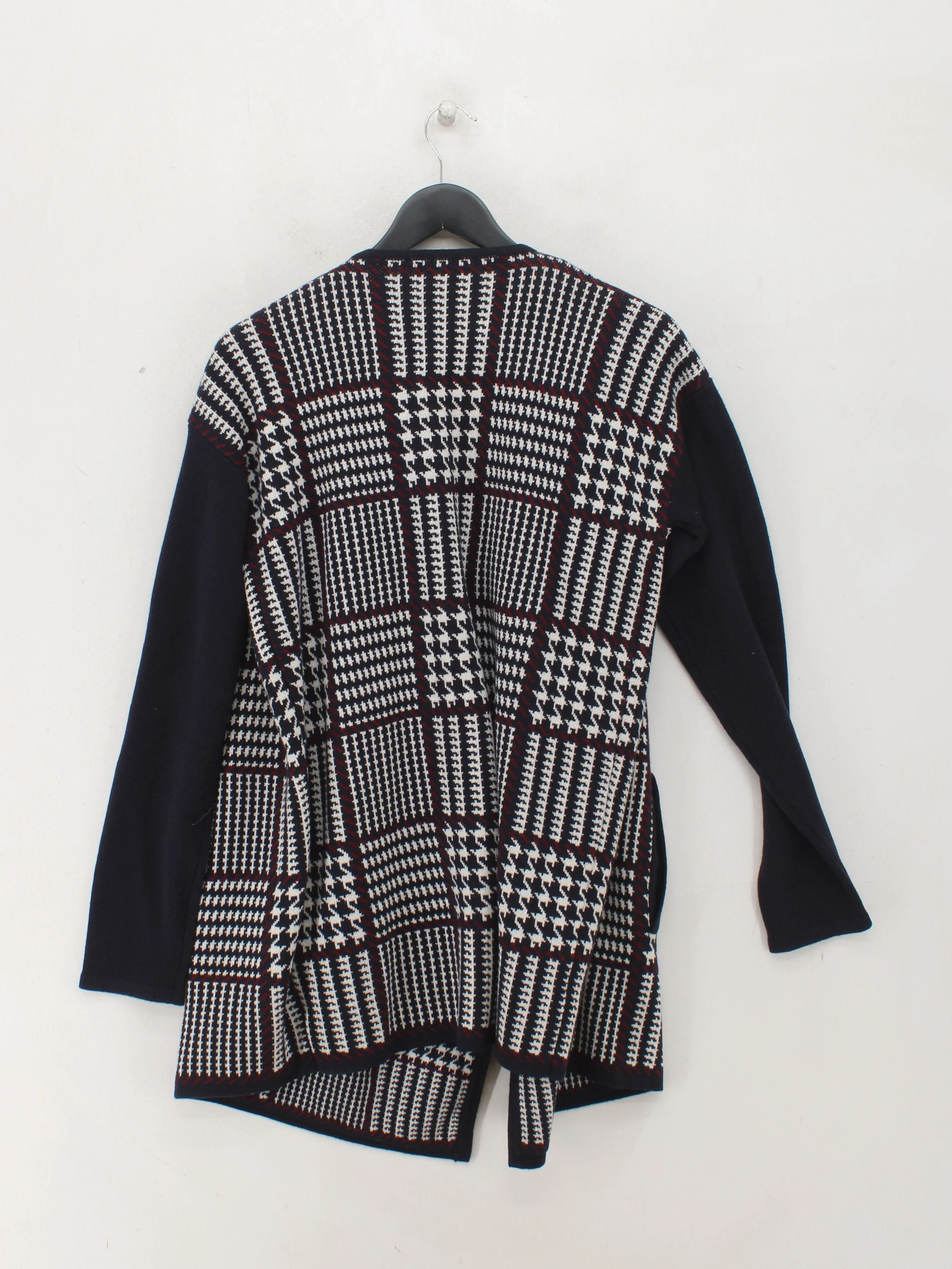 Tommy Hilfiger Women's Cardigan M Blue Wool with Cotton Cardigan New with tags - Image 2