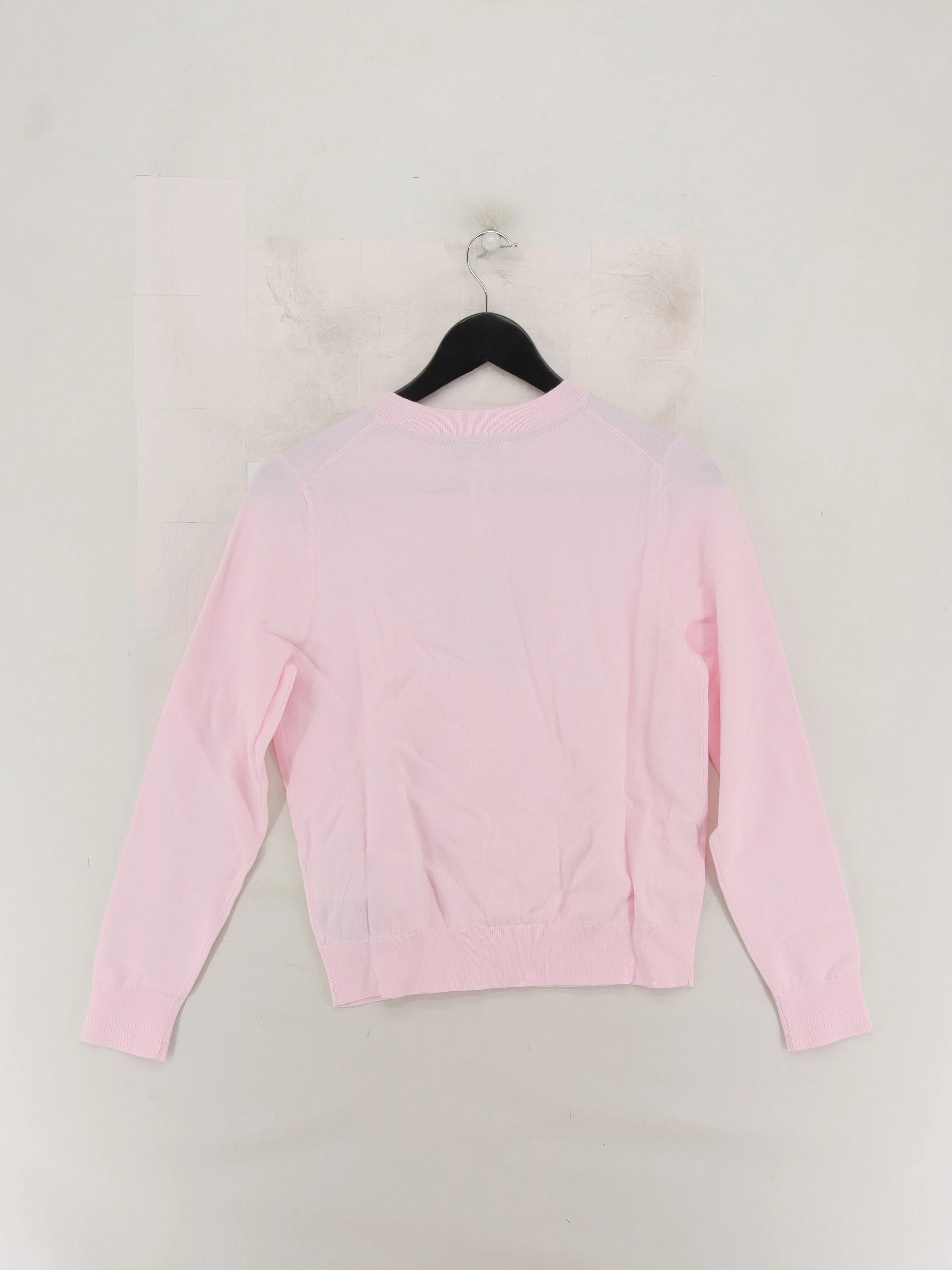 Tommy Hilfiger Women's Cardigan XS Pink Cotton with Polyamide Cardigan - Image 2