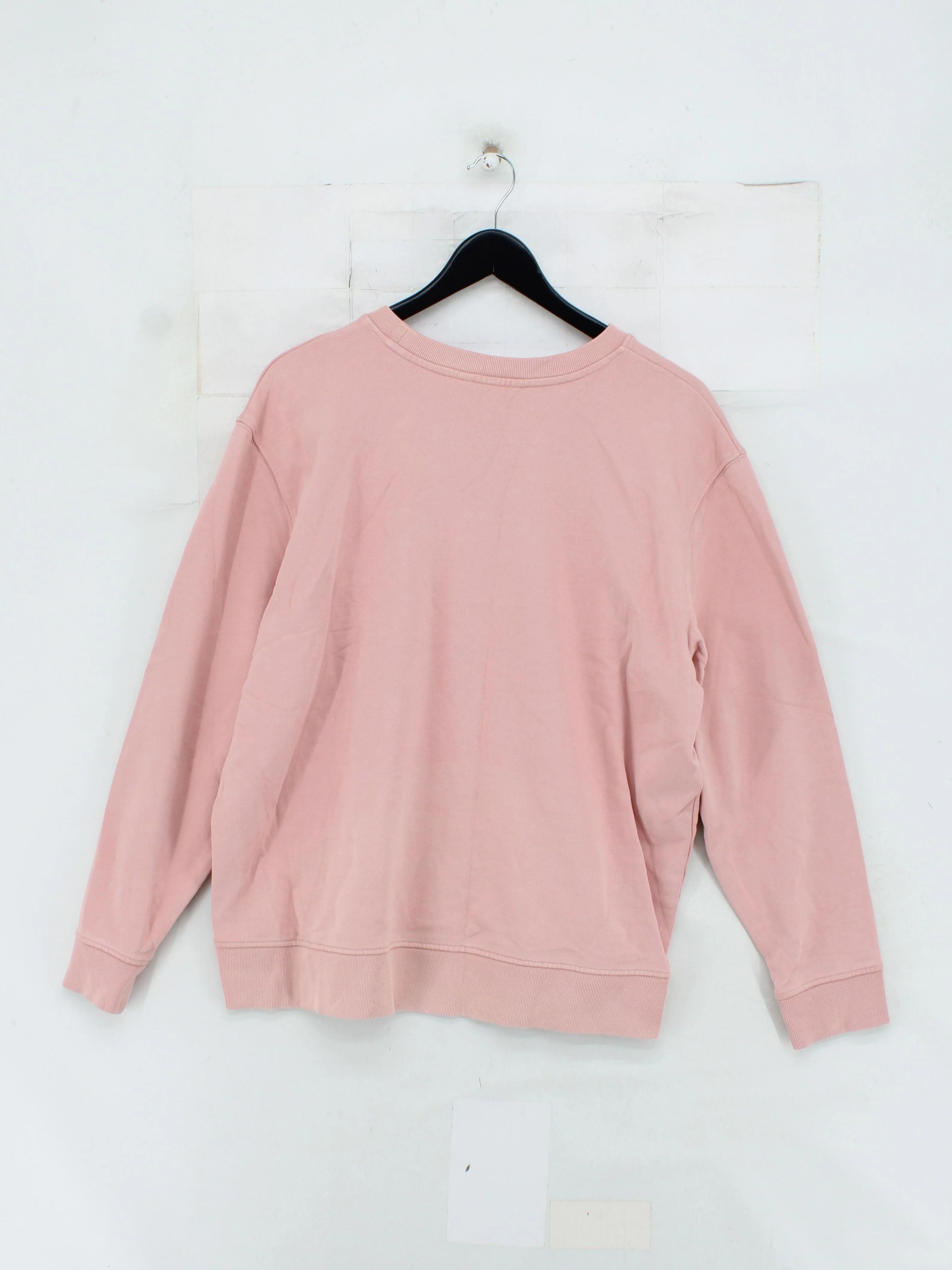 Tommy Hilfiger Women's Hoodie UK 20 Pink Graphic 100% Cotton Pullover - Image 2