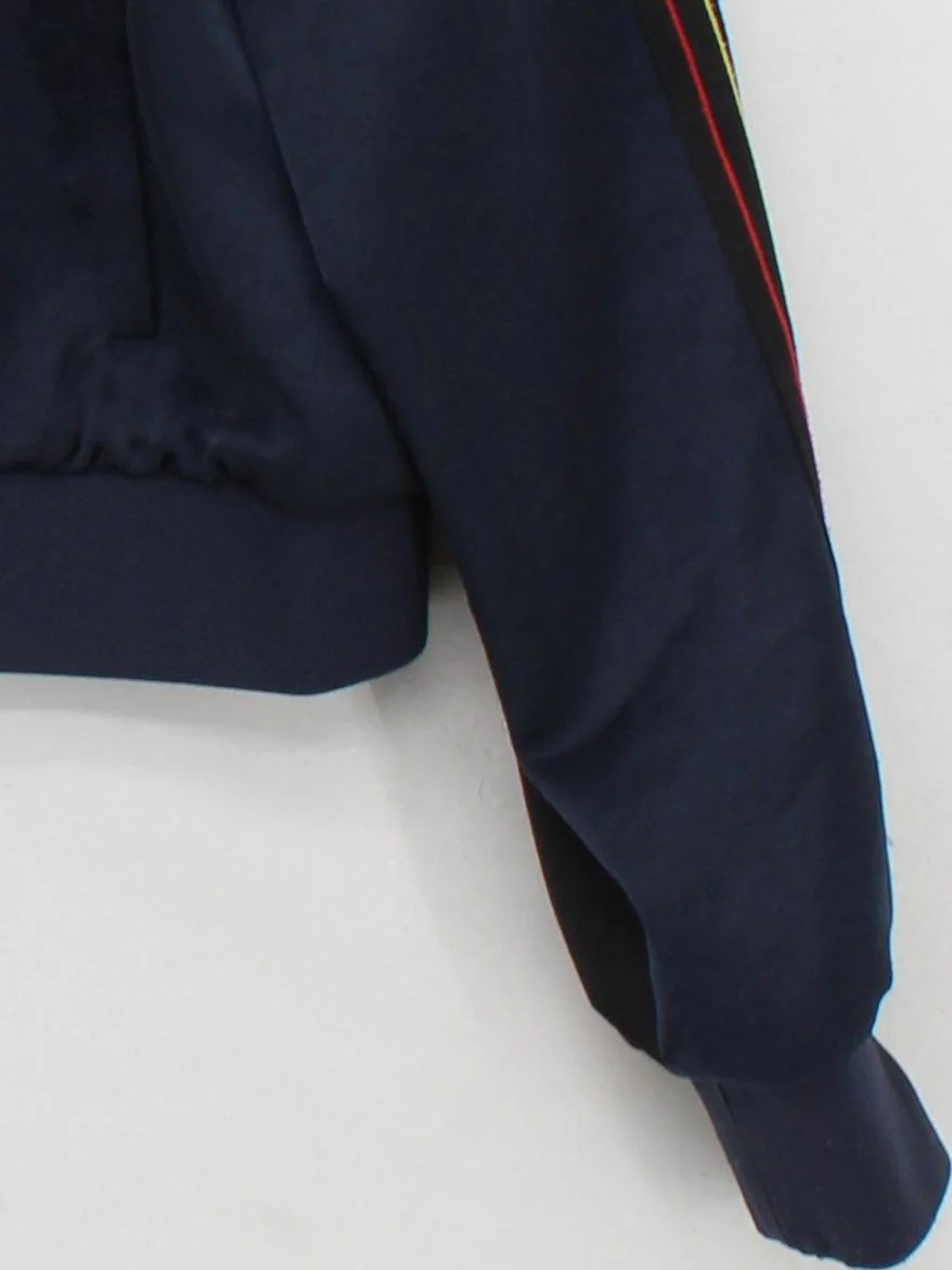 Tommy Hilfiger Women's Hoodie UK 8 Blue 100% Polyester Full Zip - Image 4