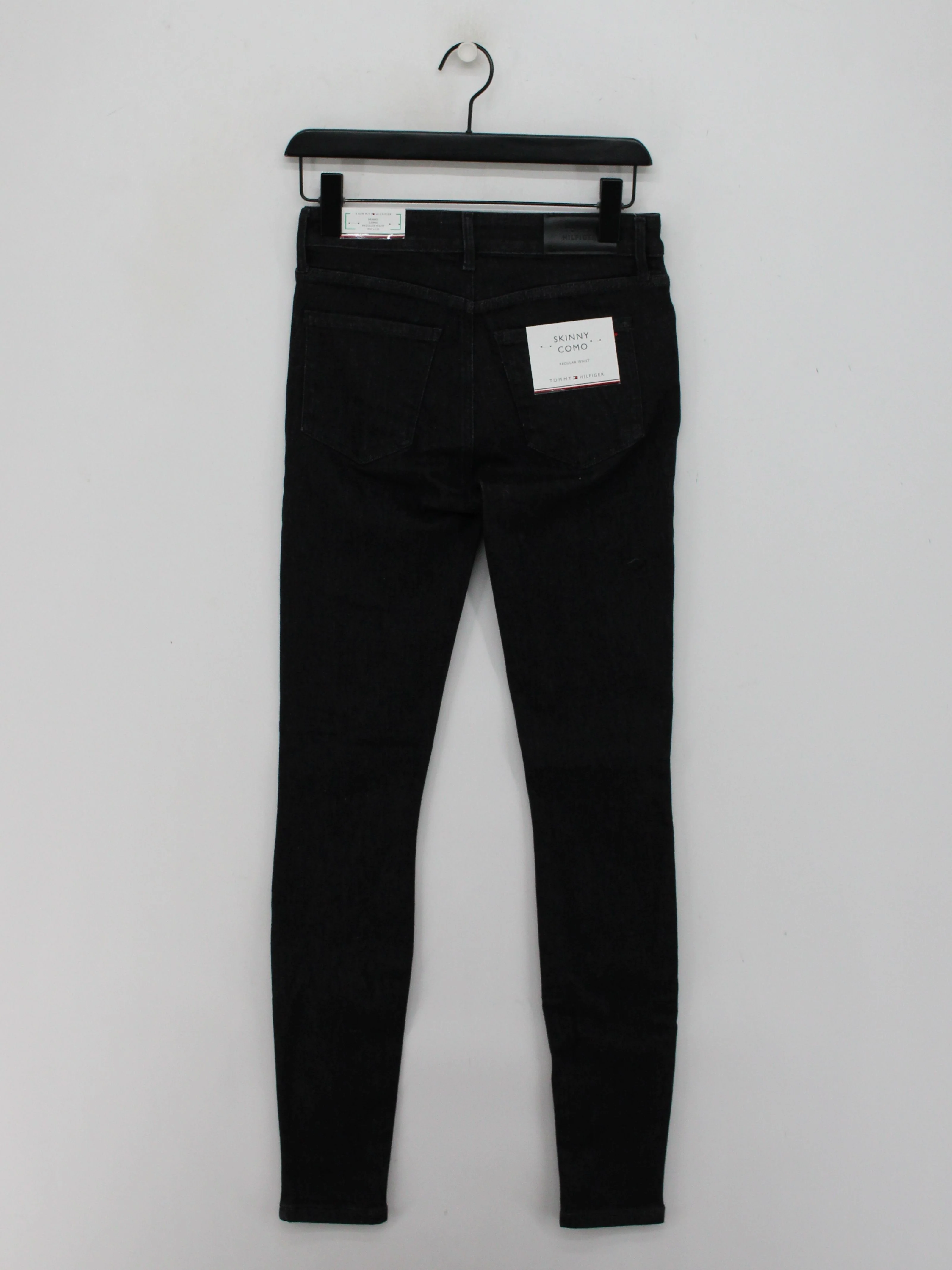 Tommy Hilfiger Women's Jeans M Black Cotton with Lyocell Modal, Elastane Skinny - Image 2