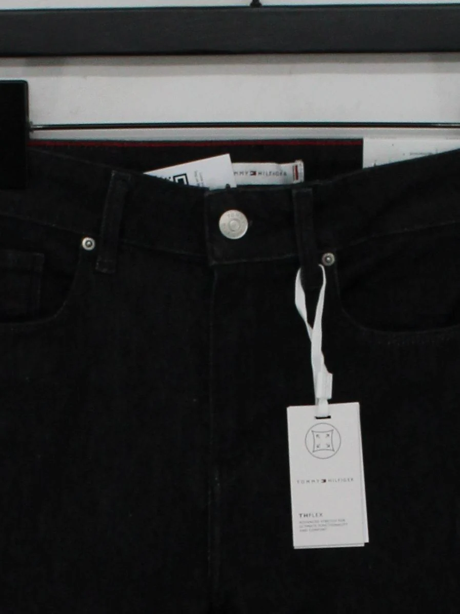 Tommy Hilfiger Women's Jeans M Black Cotton with Lyocell Modal, Elastane Skinny - Image 3