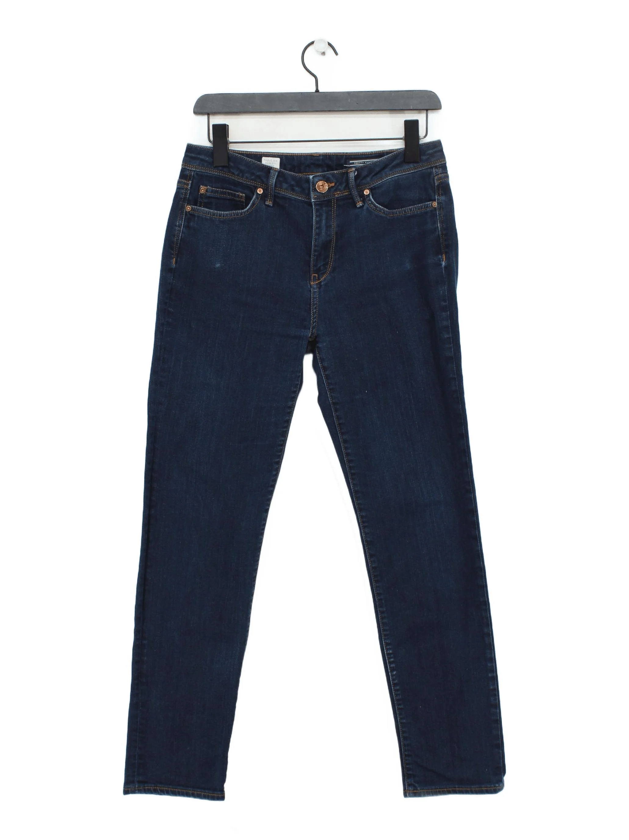 Tommy Hilfiger Women's Jeans W 30 in Blue Cotton with Elastane Skinny