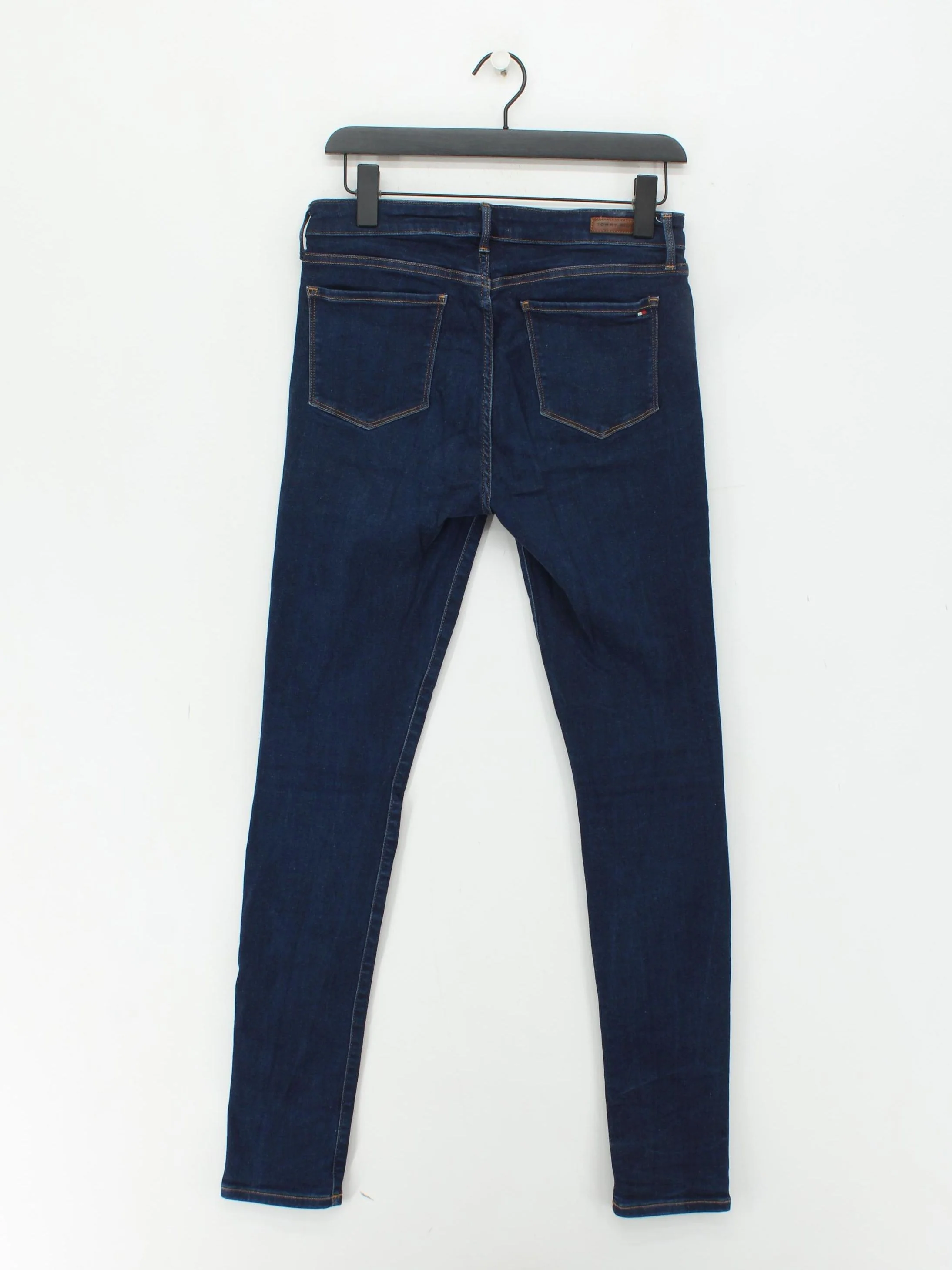 Tommy Hilfiger Women's Jeans W 32 in Blue Cotton with Polyester, Elastane Skinny - Image 2