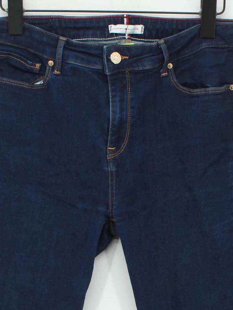 Tommy Hilfiger Women's Jeans W 32 in Blue Cotton with Polyester, Elastane Skinny - Image 3