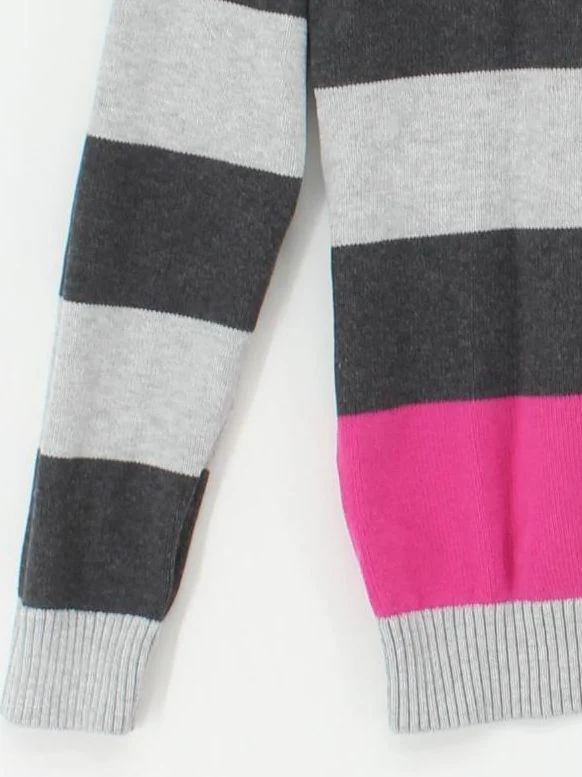 Tommy Hilfiger Women's Jumper S Multi Striped 100% Cotton Crew Neck Pullover - Image 4