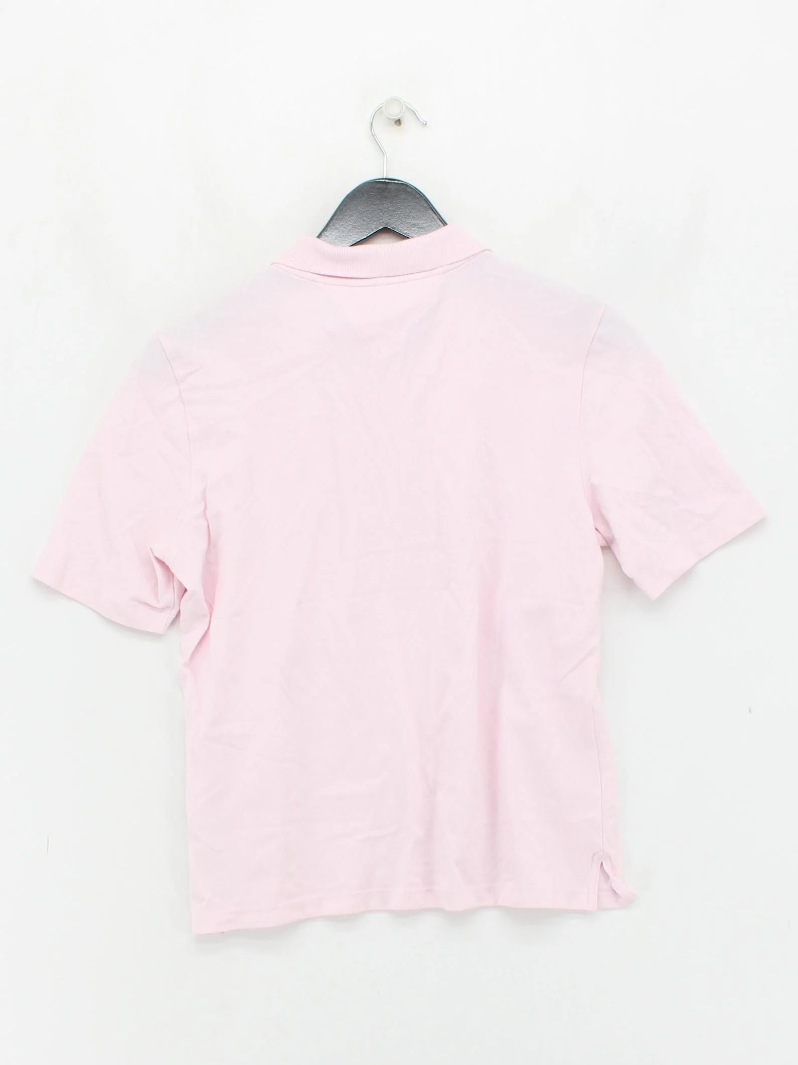Tommy Hilfiger Women's Polo M Pink Cotton with Elastane Basic - Image 2