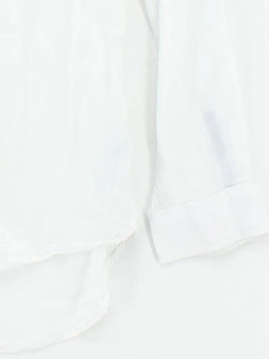 Tommy Hilfiger Women's Shirt S White Viscose with Cotton Basic - Image 4