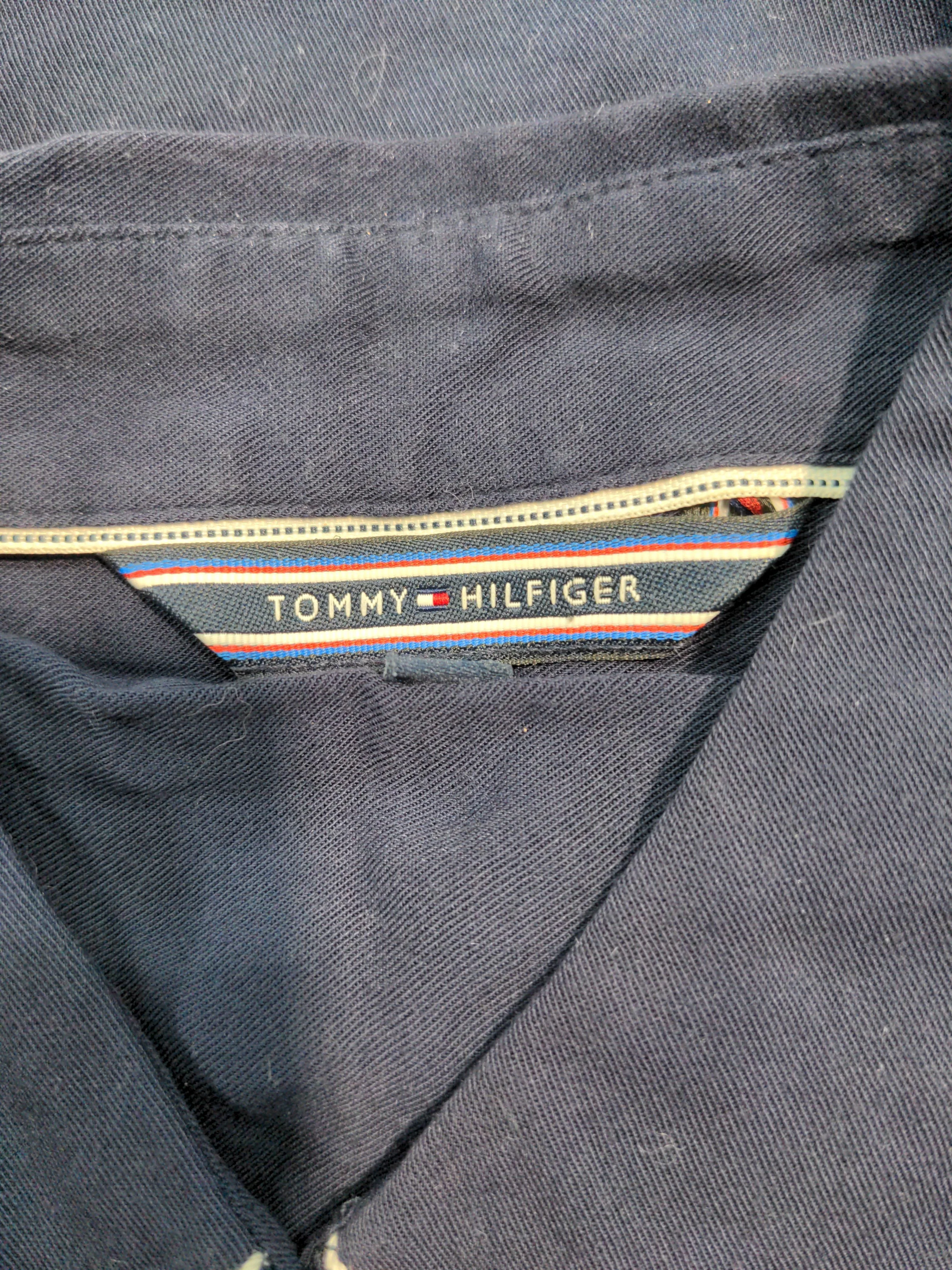 Tommy Hilfiger Women's Shirt UK 8 Blue 100% Cotton Long Sleeve Collared Basic - Image 5