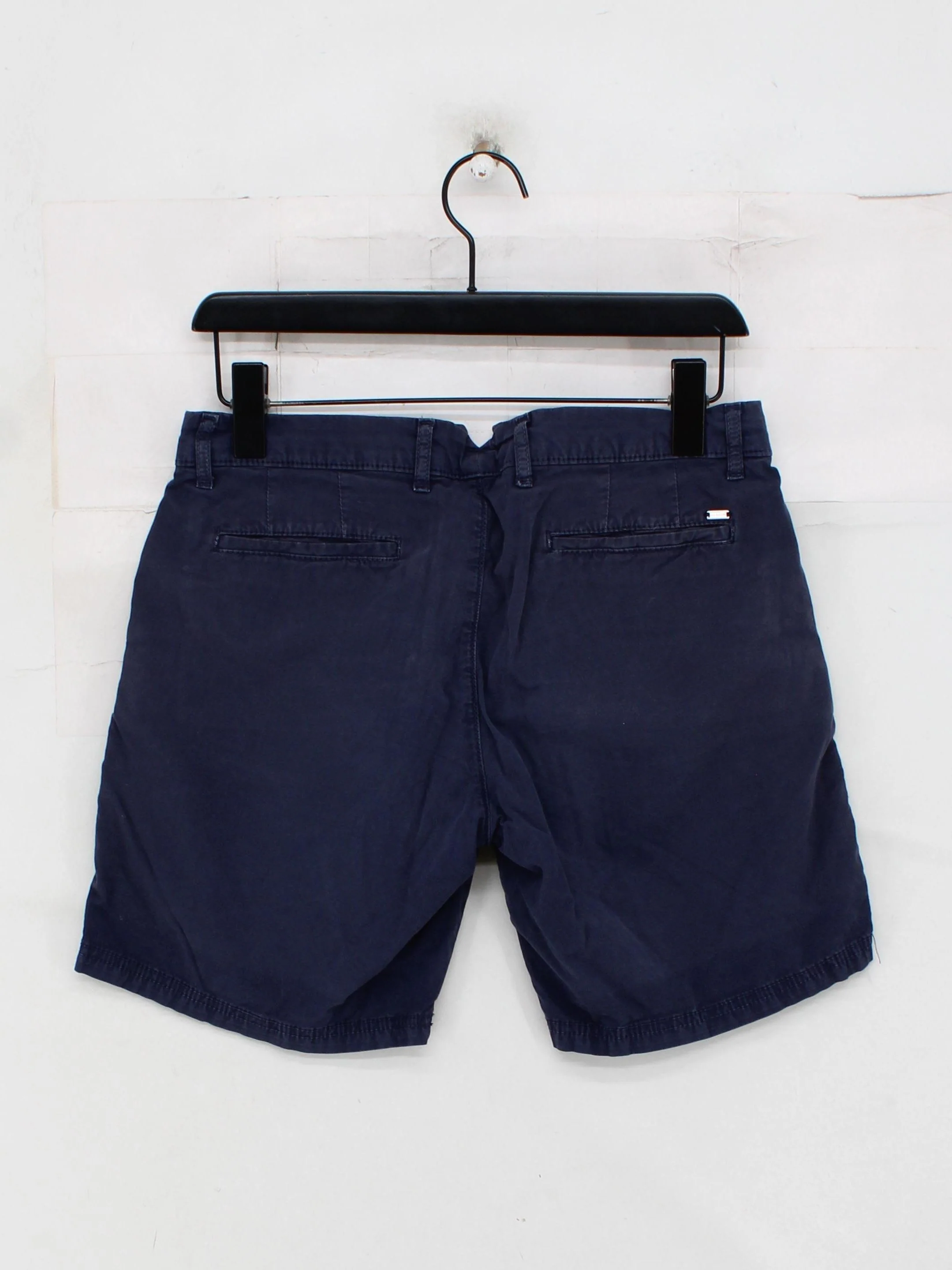 Tommy Hilfiger Women's Shorts UK 10 Blue 100% Cotton Mom - Image 2