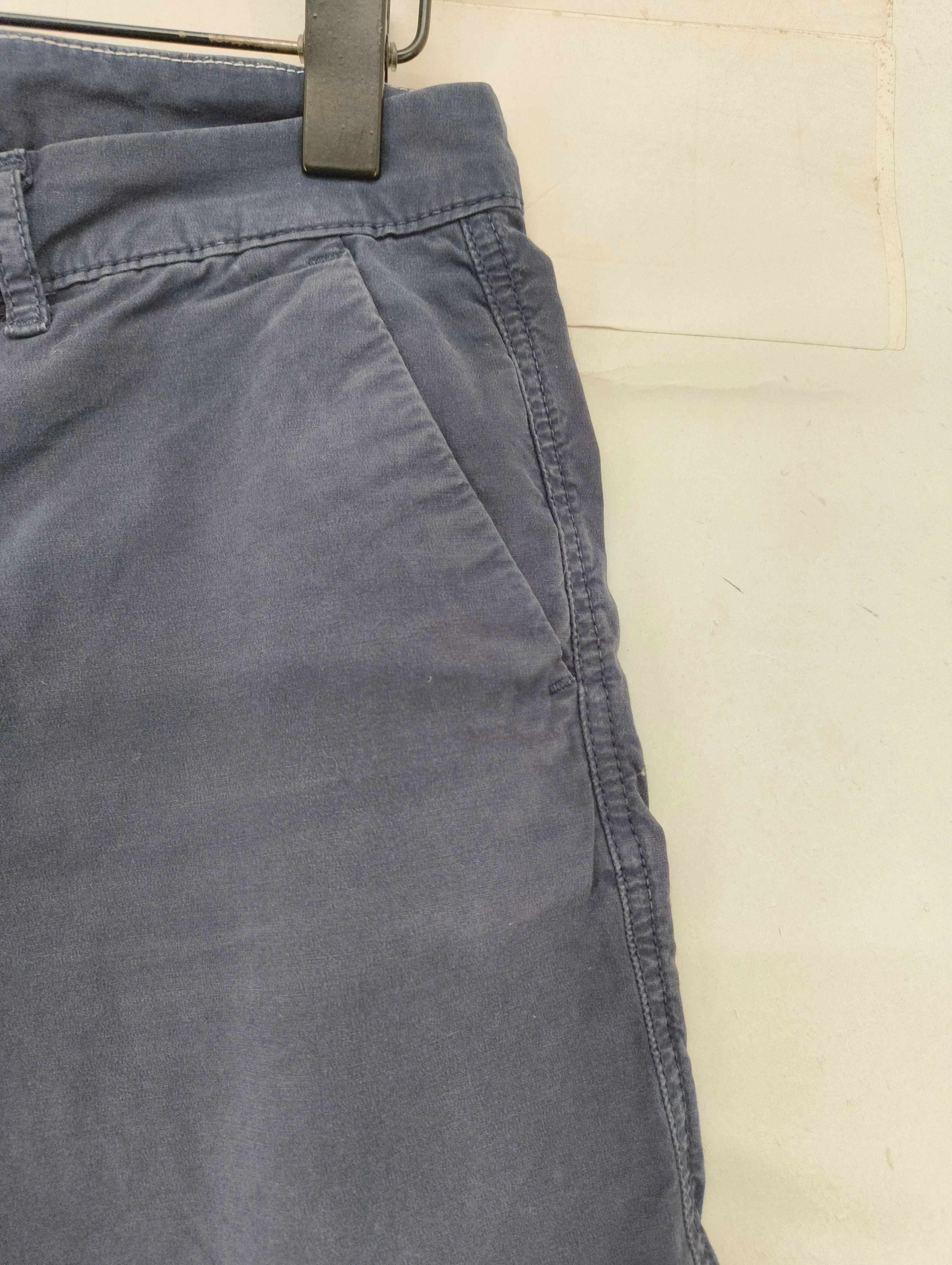 Tommy Hilfiger Women's Shorts UK 10 Blue 100% Cotton Mom - Image 5