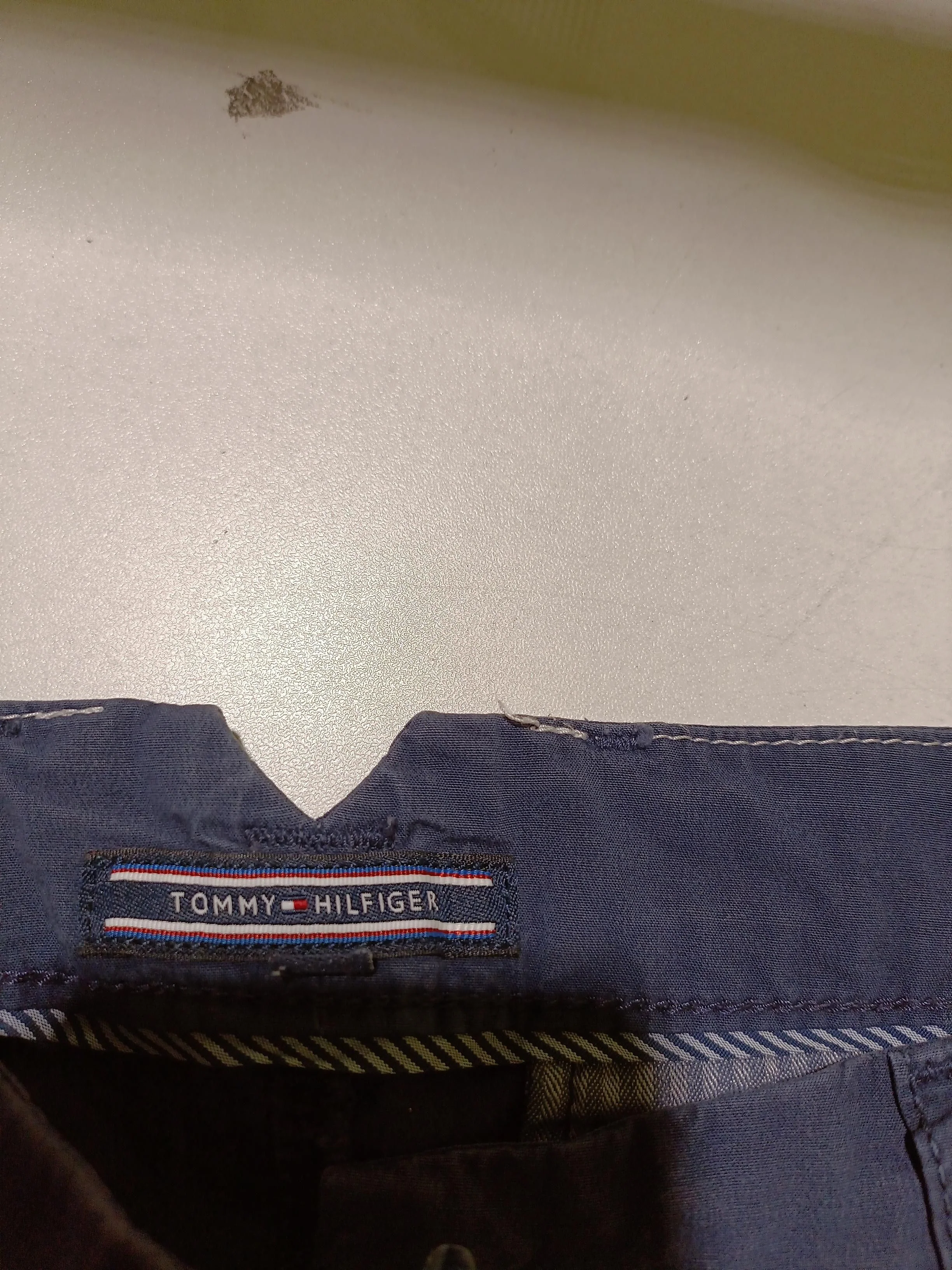 Tommy Hilfiger Women's Shorts UK 10 Blue 100% Cotton Mom - Image 6