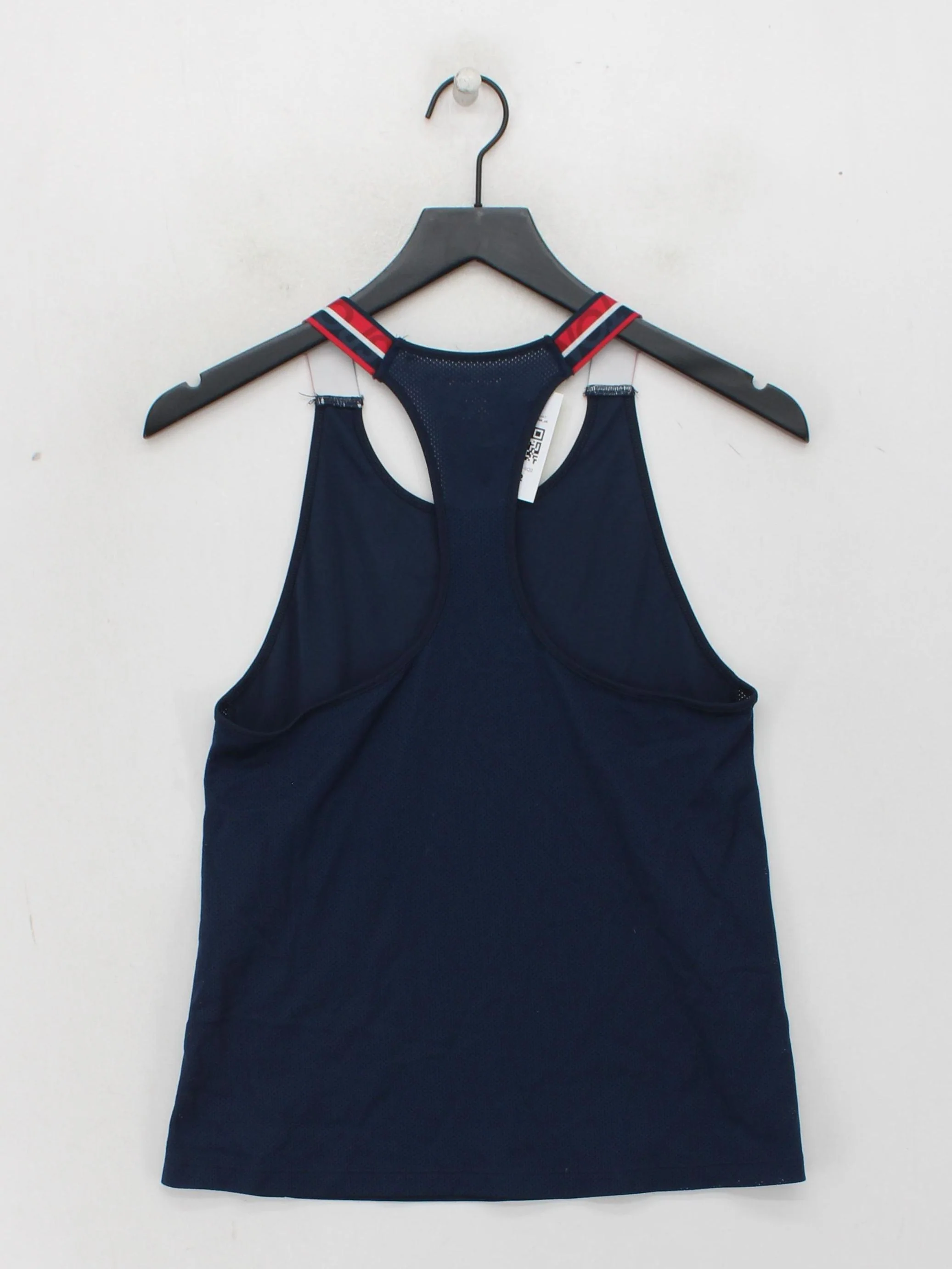 Tommy Hilfiger Women's T-Shirt L Blue 100% Polyester Sleeveless Basic - Image 2