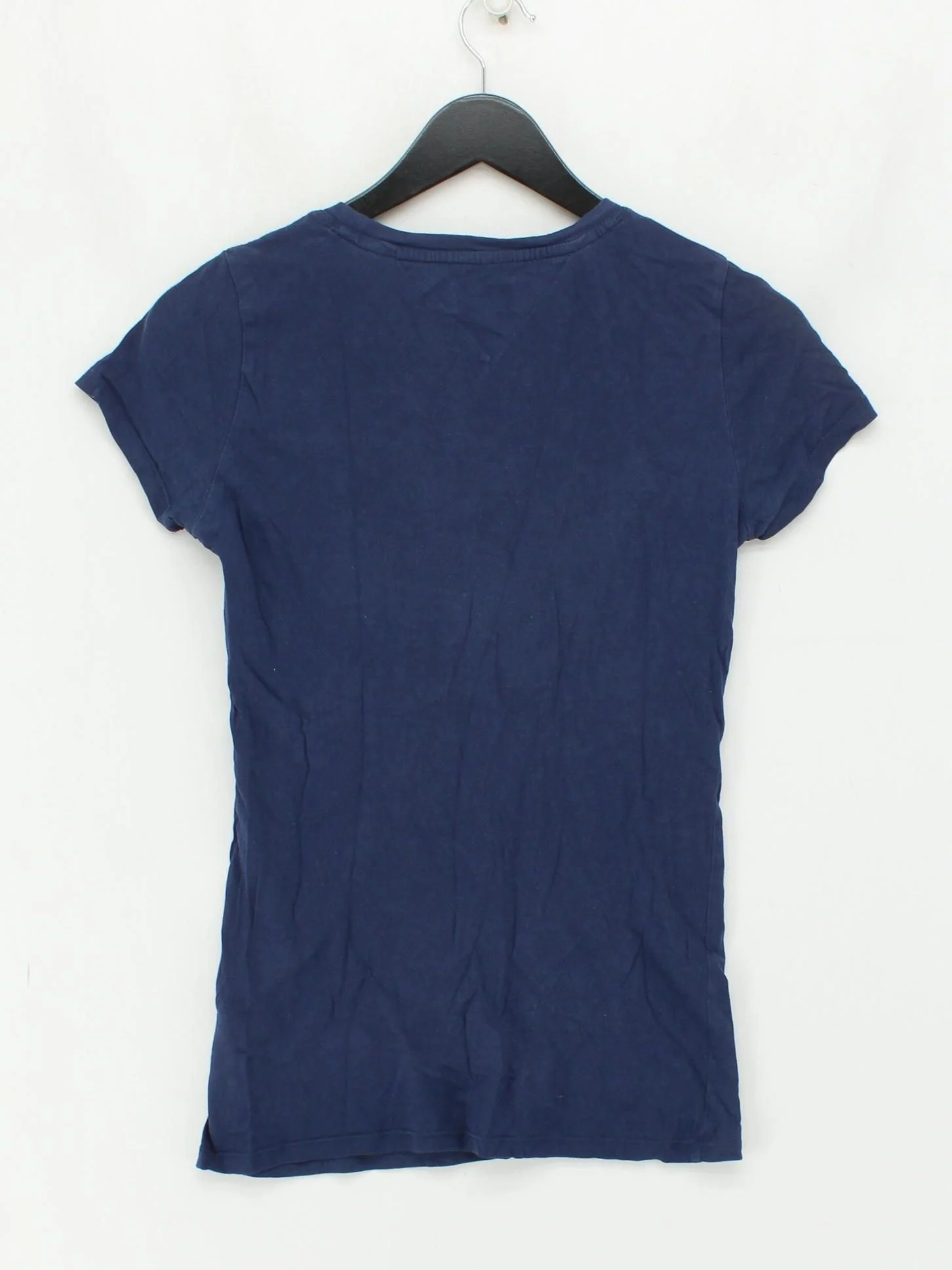 Tommy Hilfiger Women's T-Shirt M Blue 100% Cotton Basic - Image 2