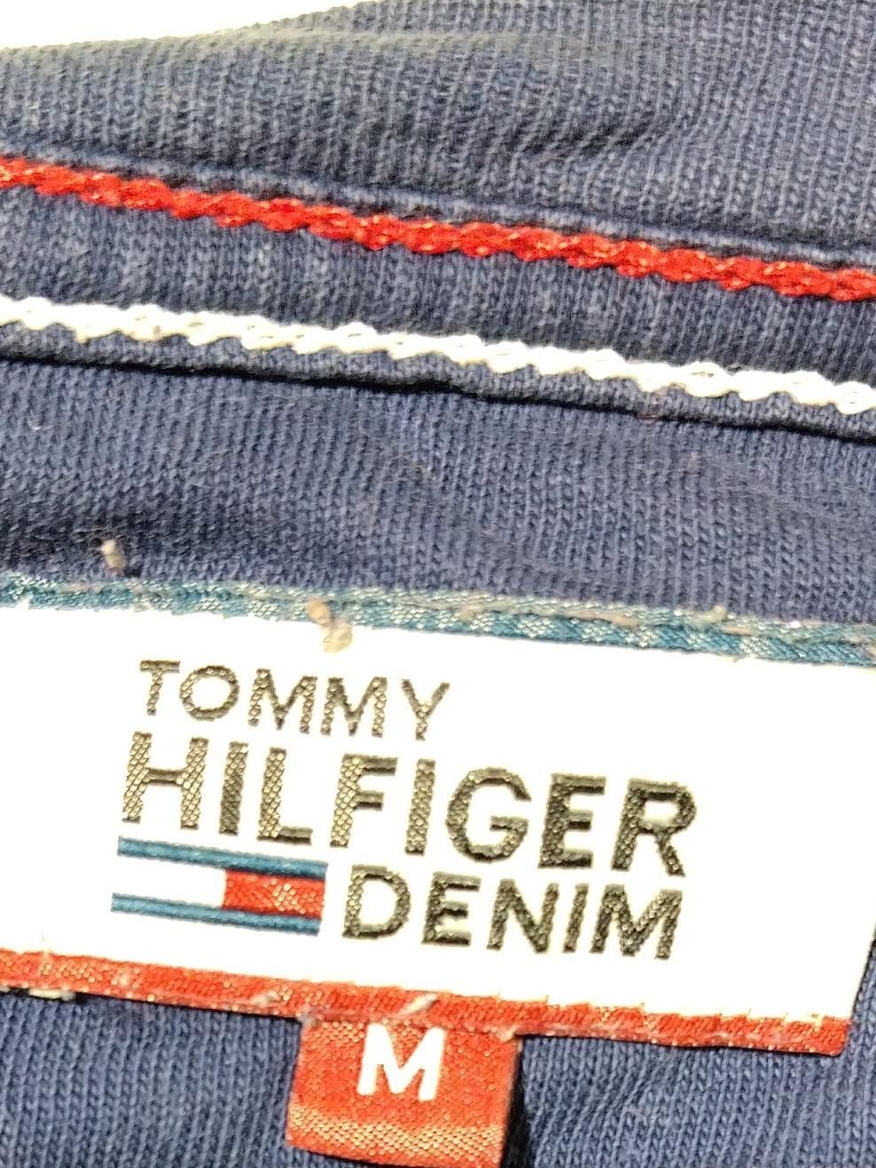 Tommy Hilfiger Women's T-Shirt M Blue 100% Cotton Basic - Image 7