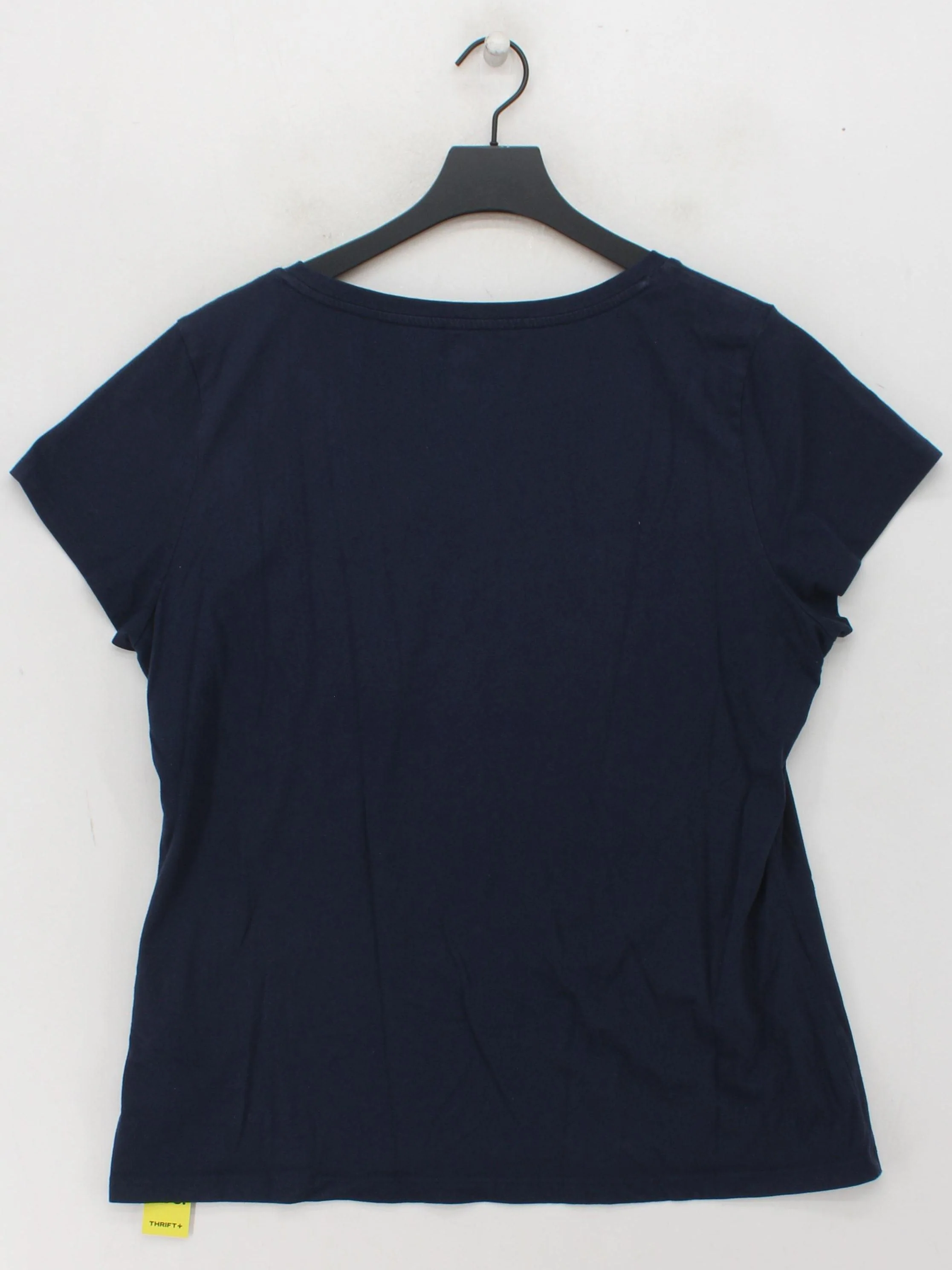 Tommy Hilfiger Women's T-Shirt XXL Blue Cotton with Polyester Basic - Image 2