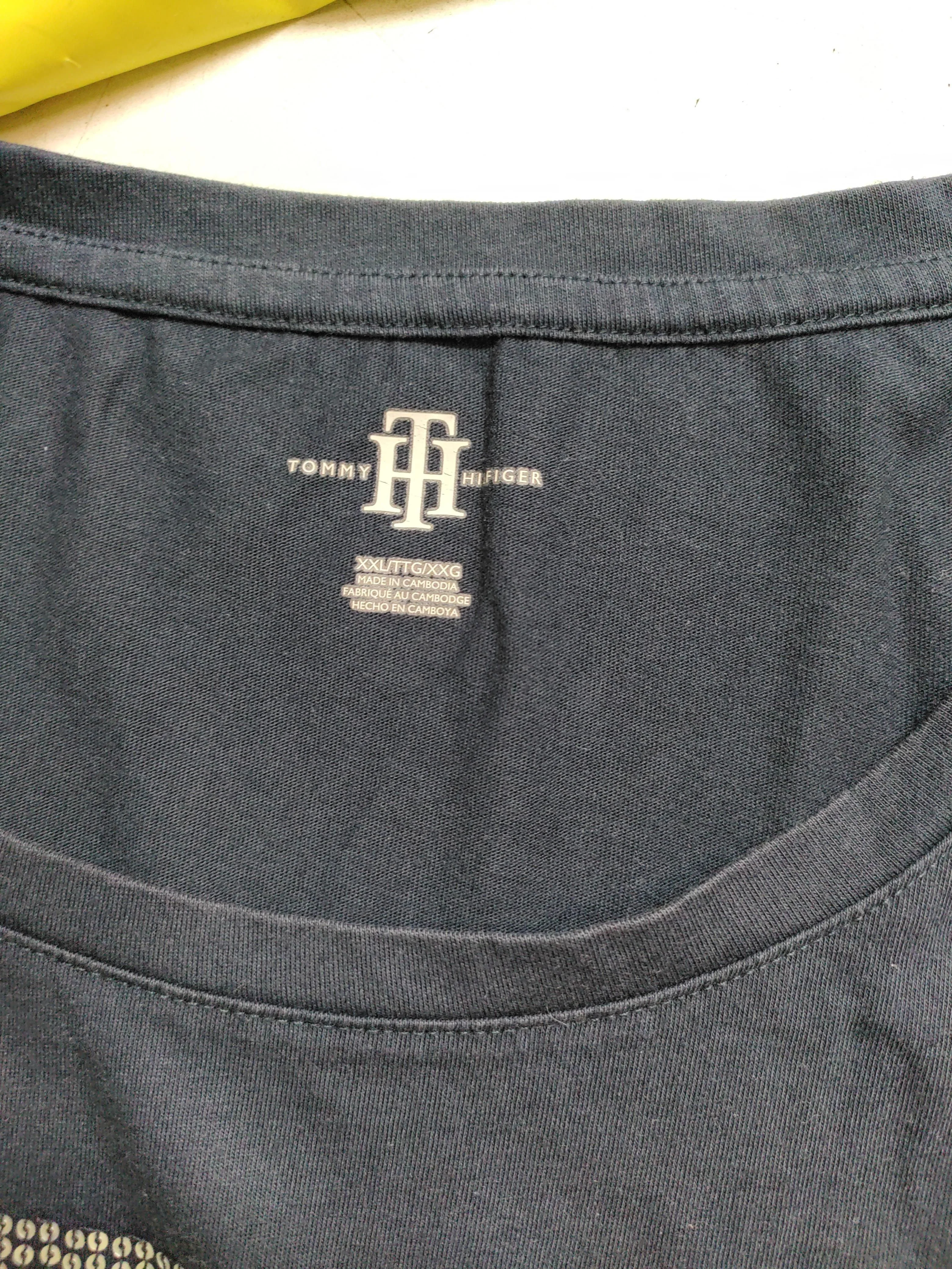 Tommy Hilfiger Women's T-Shirt XXL Blue Cotton with Polyester Basic - Image 6