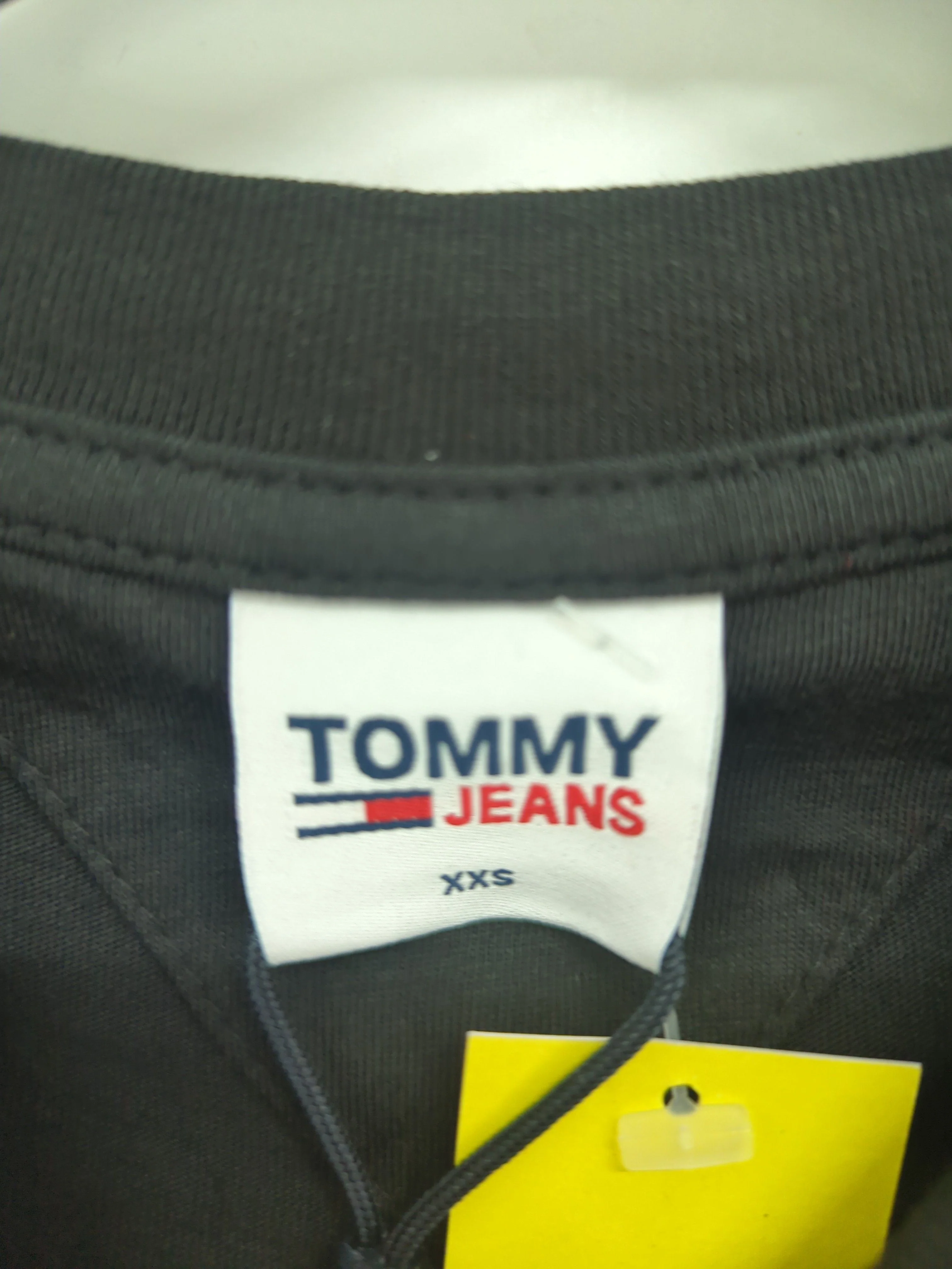 Tommy Hilfiger Women's T-Shirt XXS Black 100% Cotton Basic New with tags - Image 5