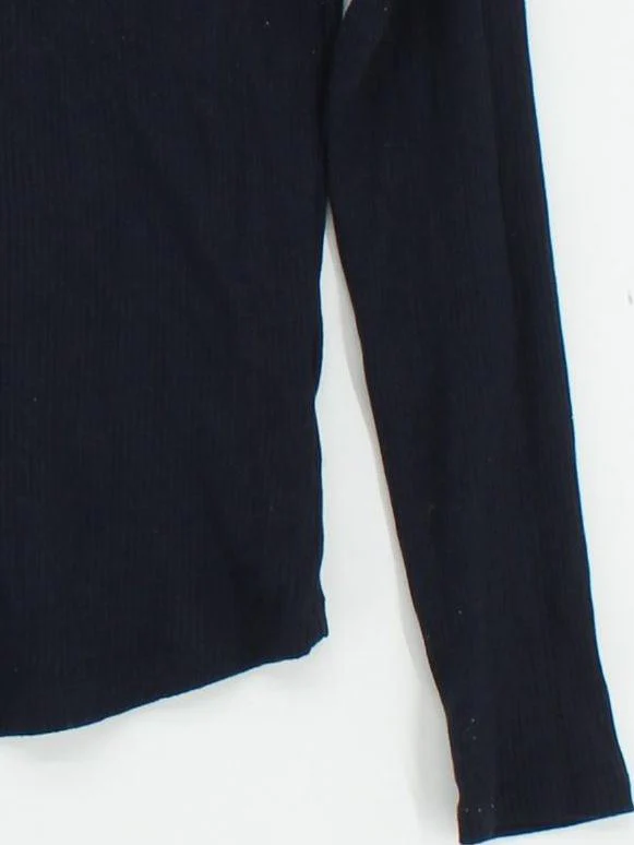 Tommy Hilfiger Women's Top M Black Viscose with Elastane Basic - Image 4