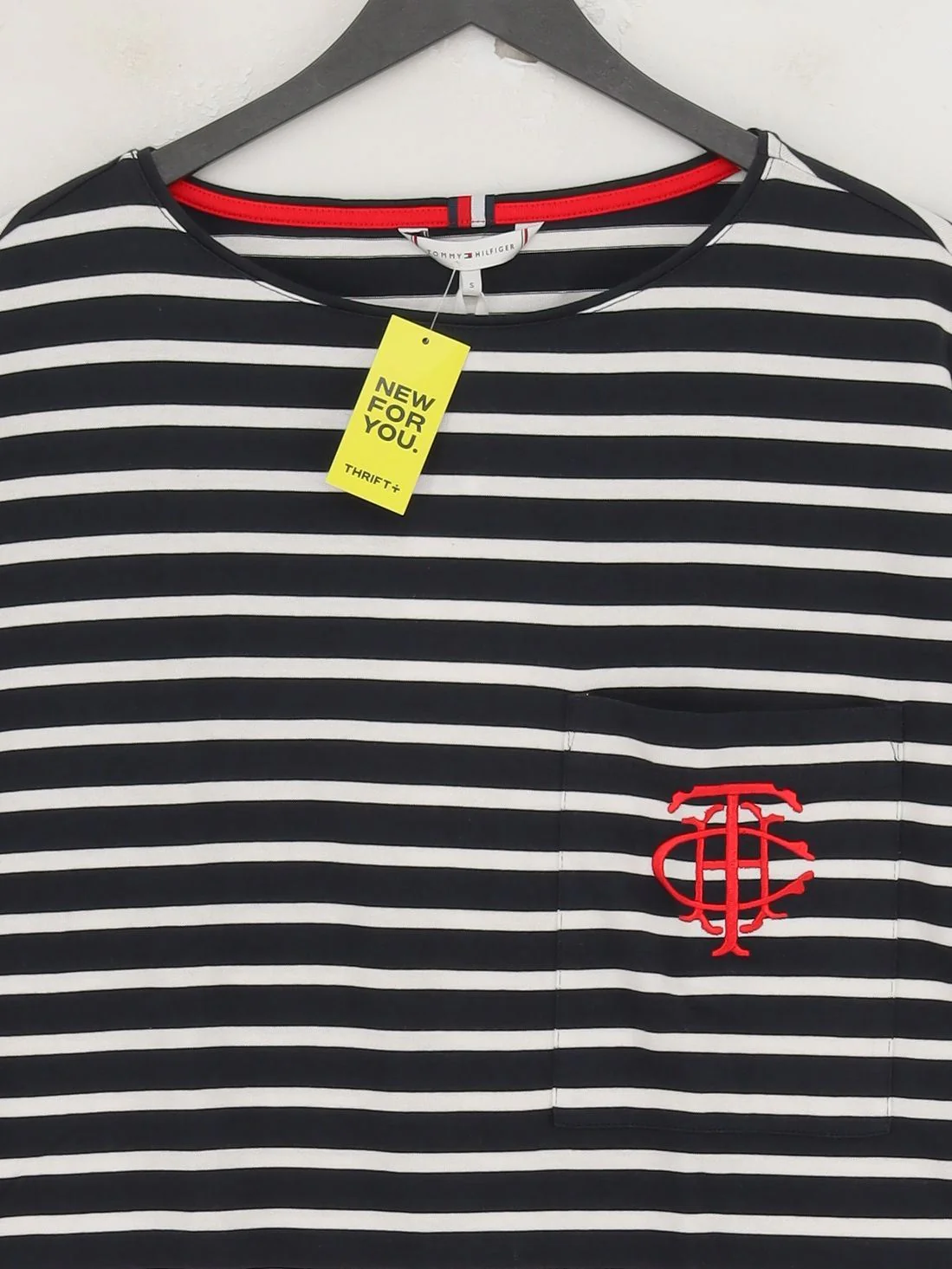 Tommy Hilfiger Women's Top S Blue 100% Cotton Basic New with tags - Image 3