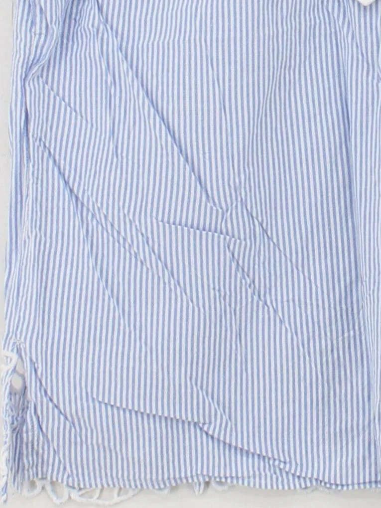 Tommy Hilfiger Women's Top UK 12 Blue 100% Cotton Basic - Image 4