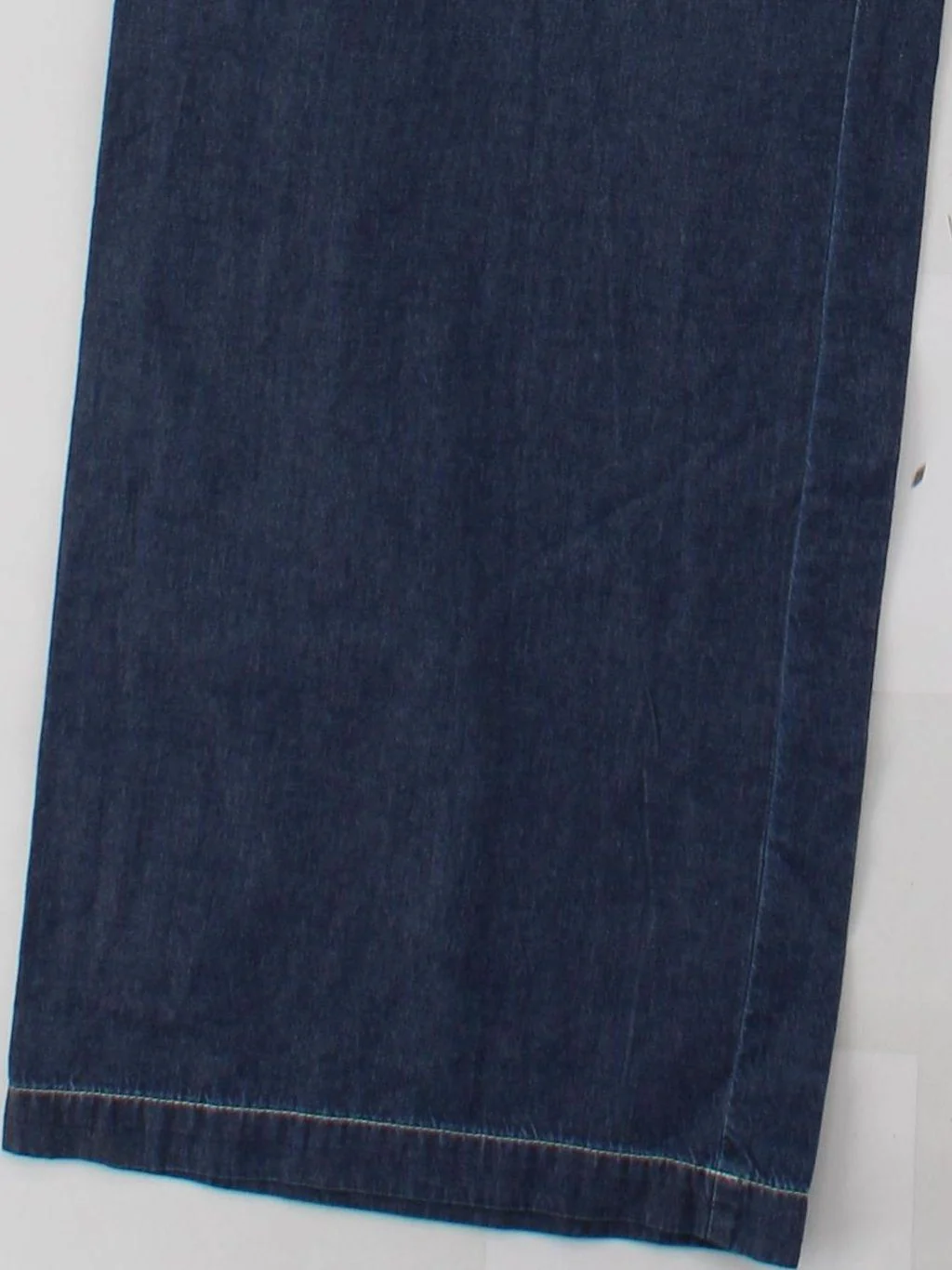 Tommy Hilfiger Women's Trousers UK 12 Blue 100% Cotton Wide-Leg Chino - Image 4