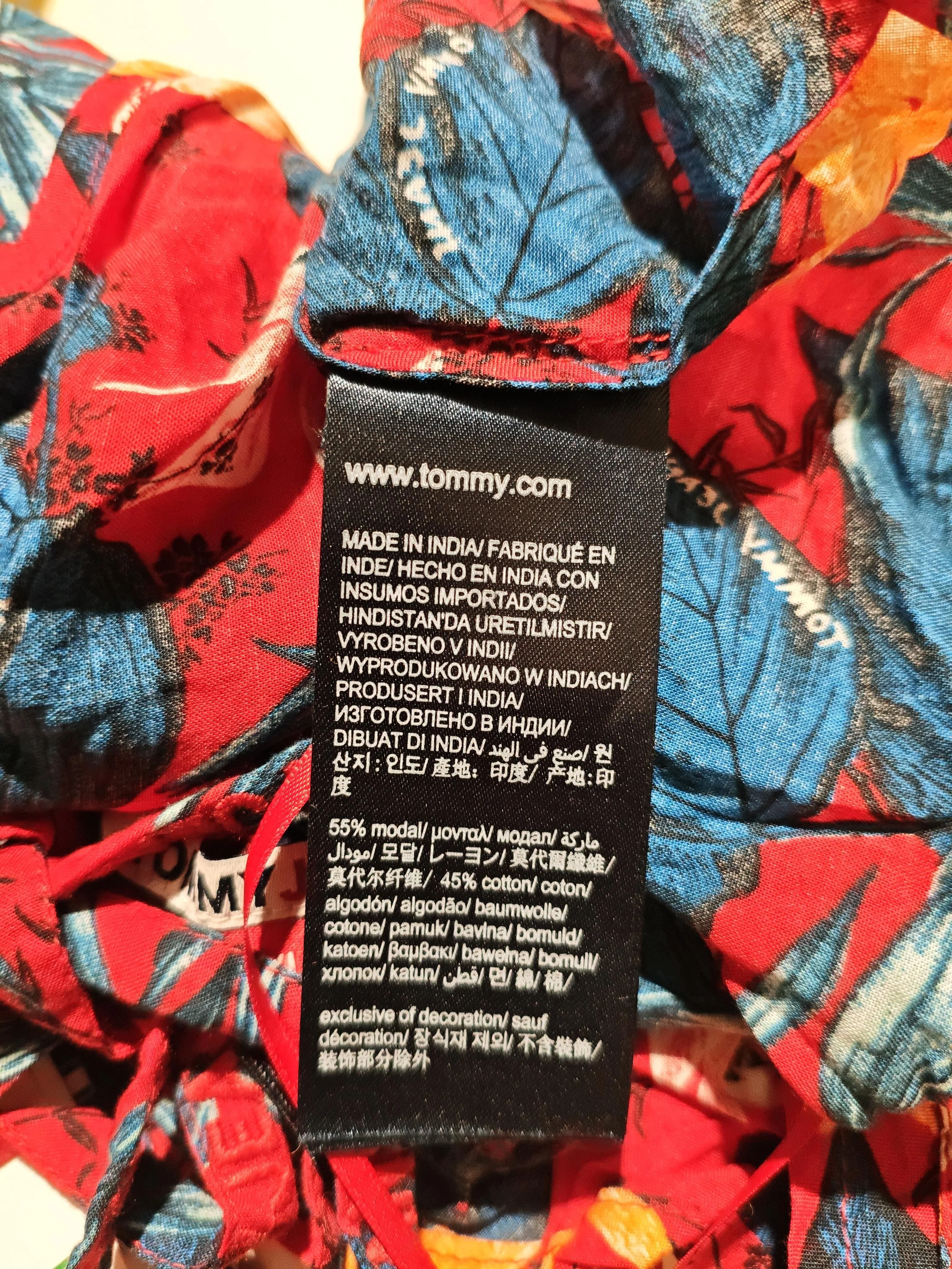 Tommy Jeans high leg halter neck one-piece swimsuit in red - Image 6