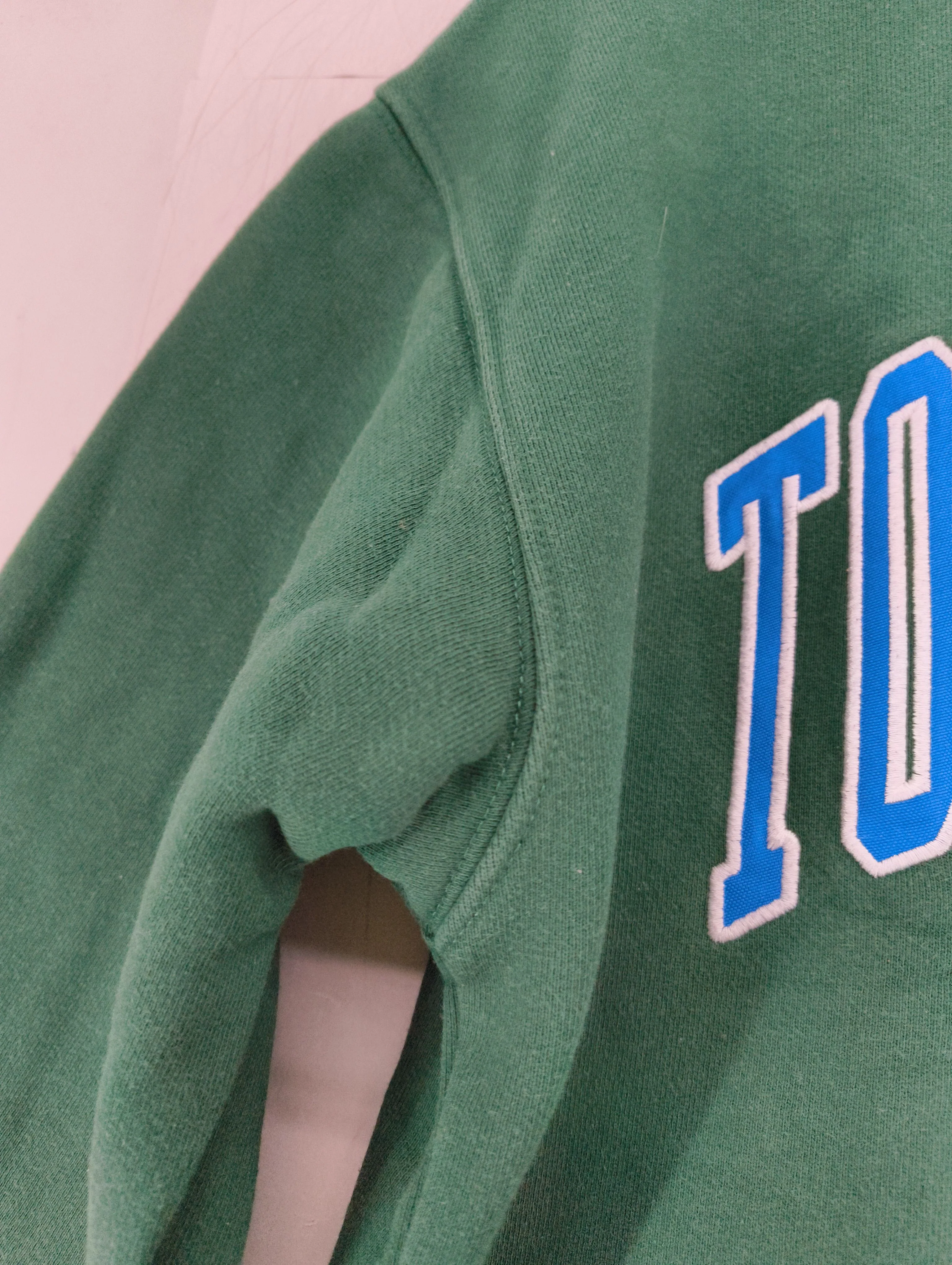 Tommy Jeans Men's Hoodie S Green Graphic 100% Cotton Pullover - Image 5