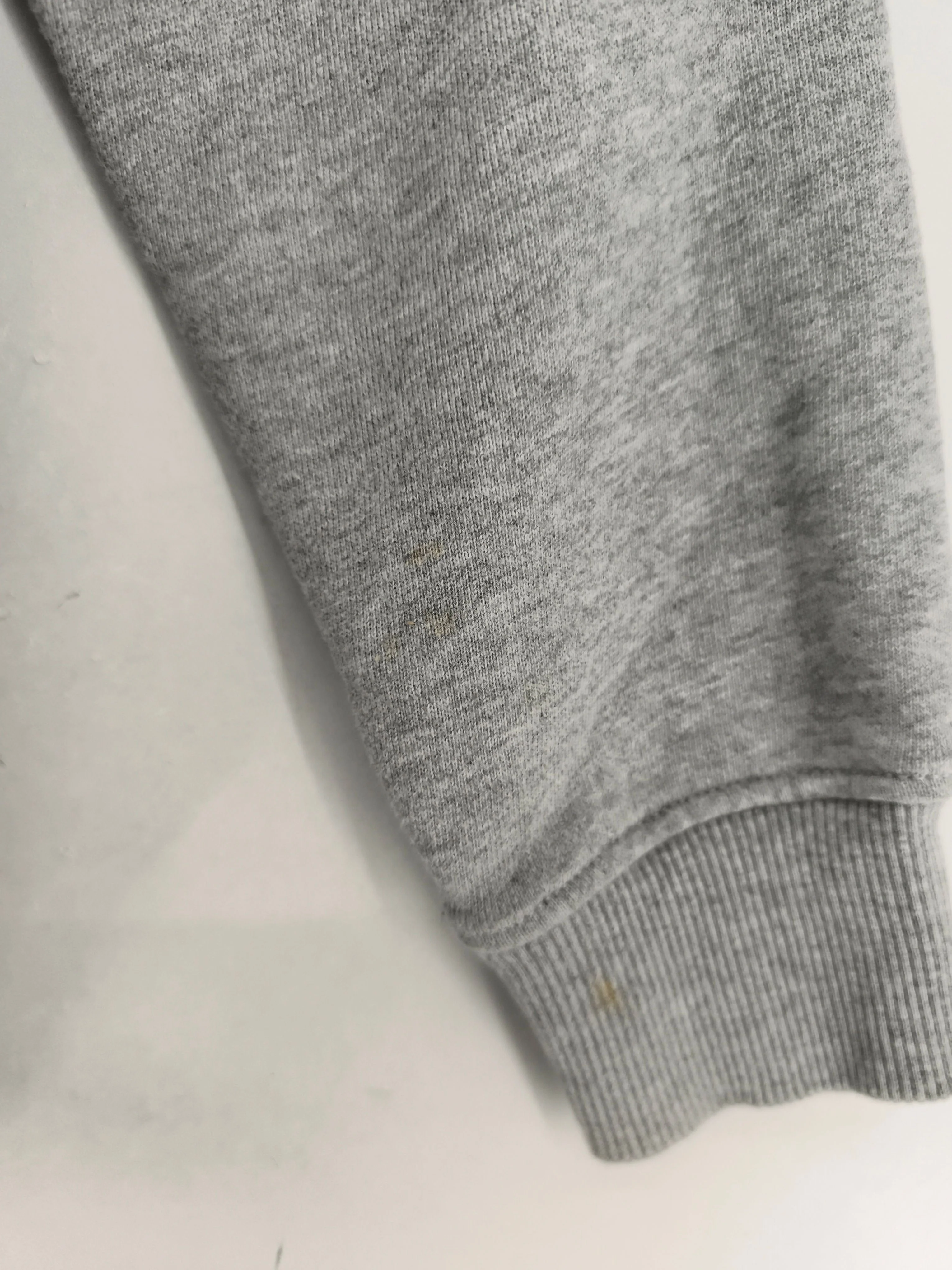 Tommy Jeans Men's Hoodie S Grey Graphic Cotton with Elastane Pullover - Image 5