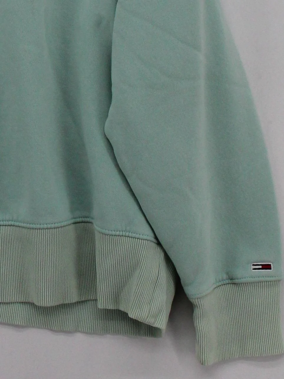 Tommy Jeans Men's Hoodie XL Green Graphic Cotton with Polyester Pullover - Image 4