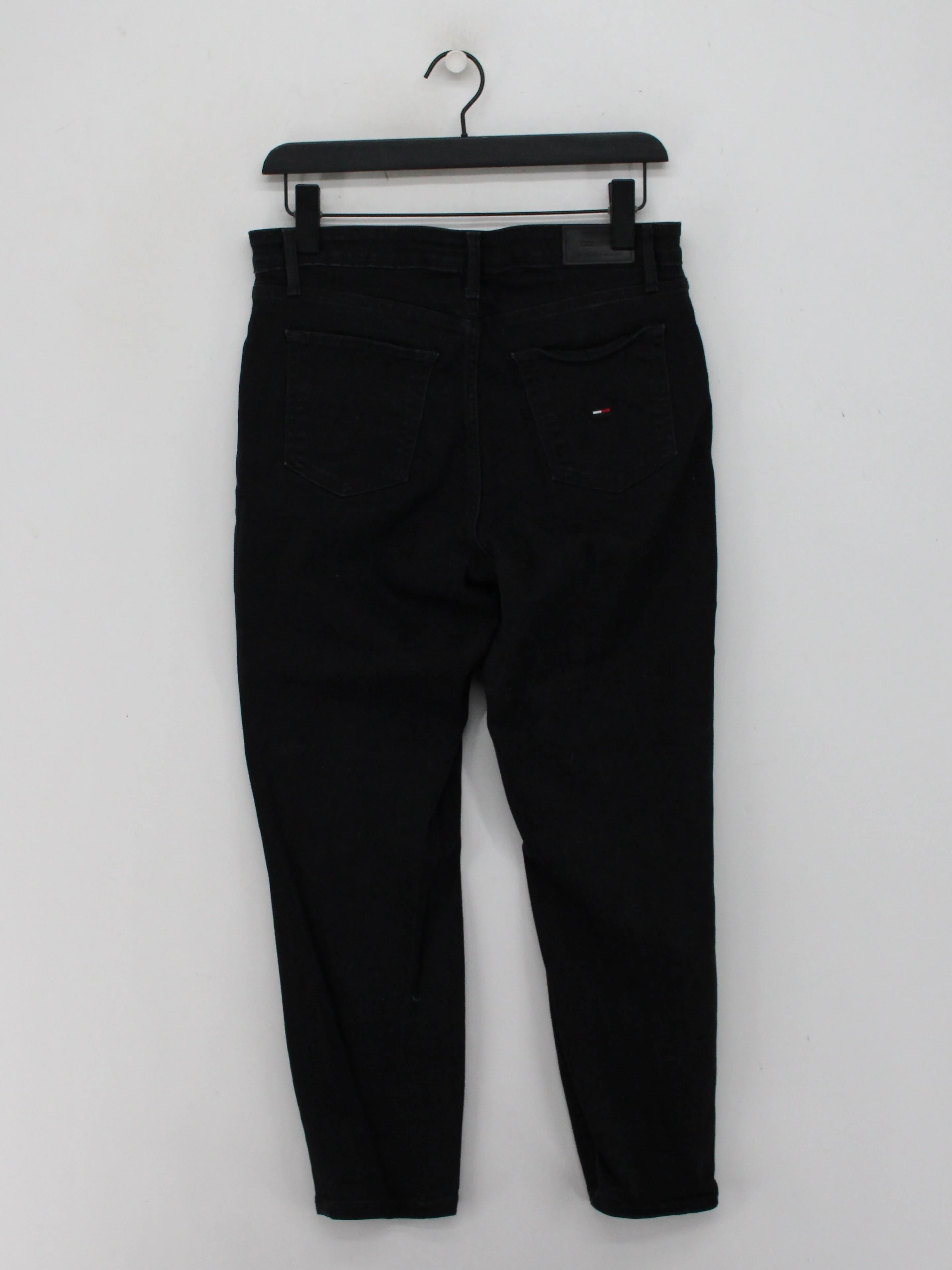 Tommy Jeans Men's Jeans W 30 in Black Cotton with Polyester, Elastane Straight - Image 2