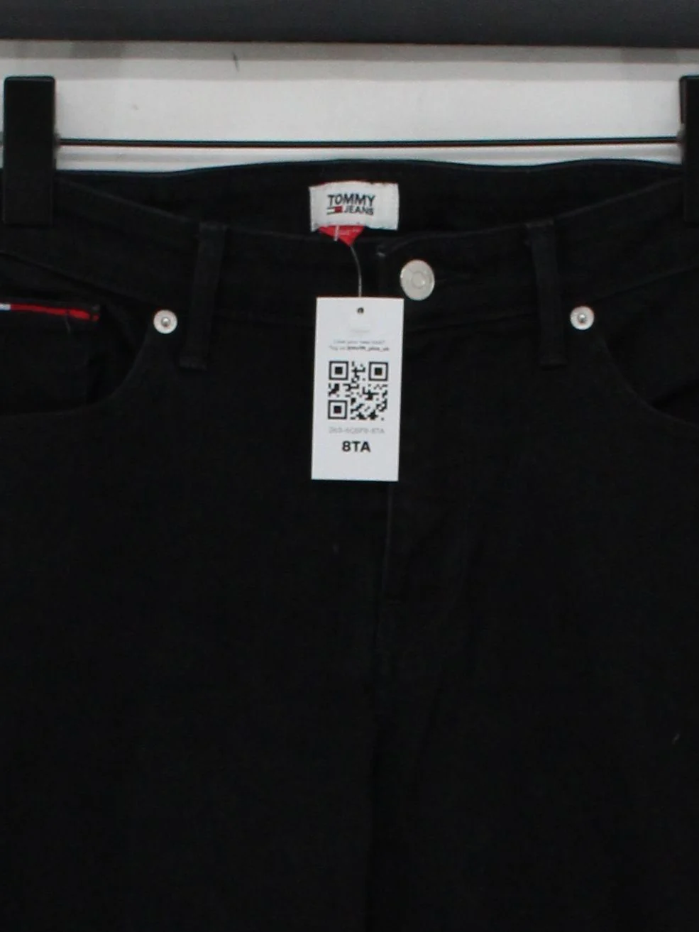 Tommy Jeans Men's Jeans W 30 in Black Cotton with Polyester, Elastane Straight - Image 3