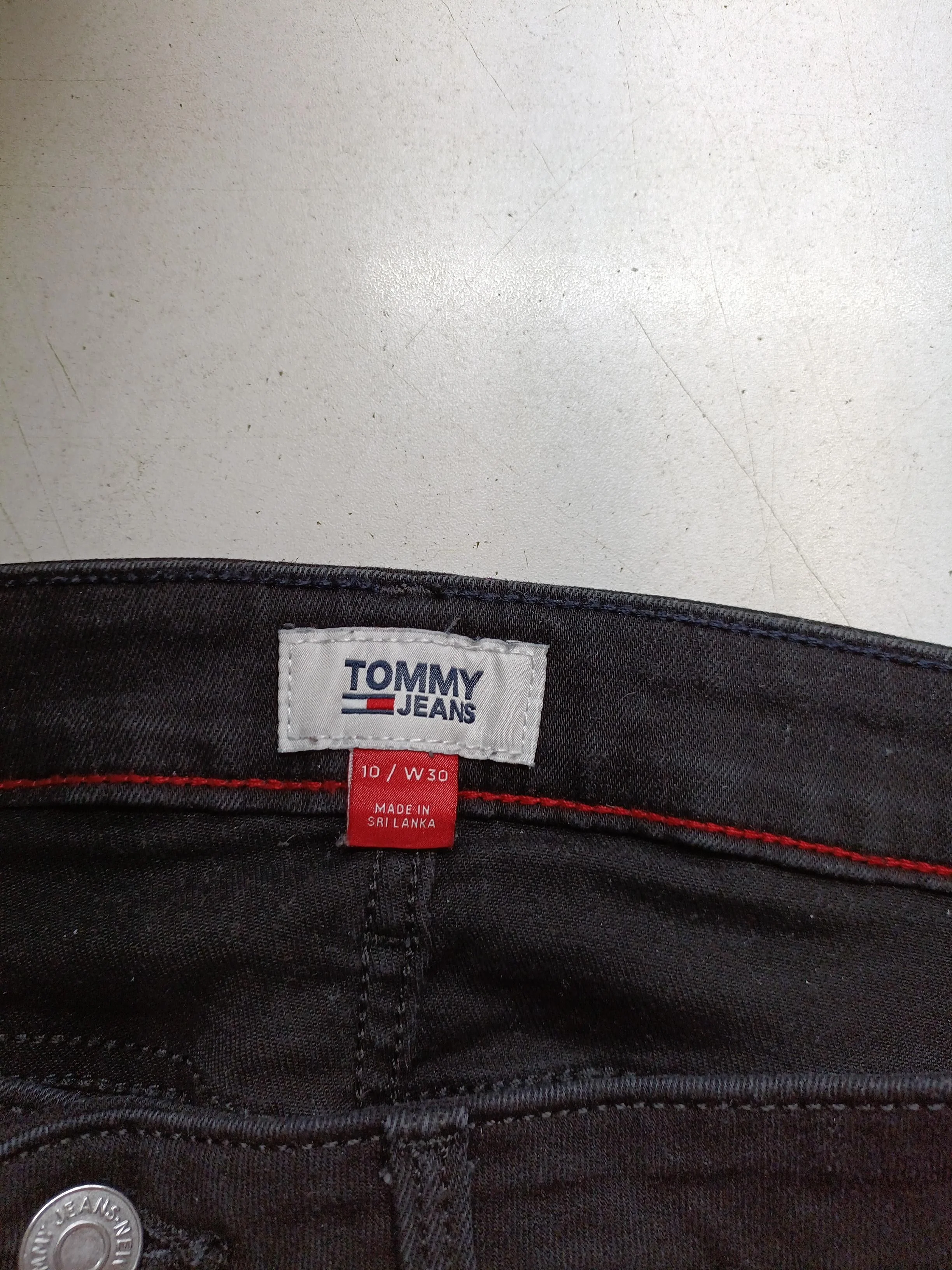 Tommy Jeans Men's Jeans W 30 in Black Cotton with Polyester, Elastane Straight - Image 5