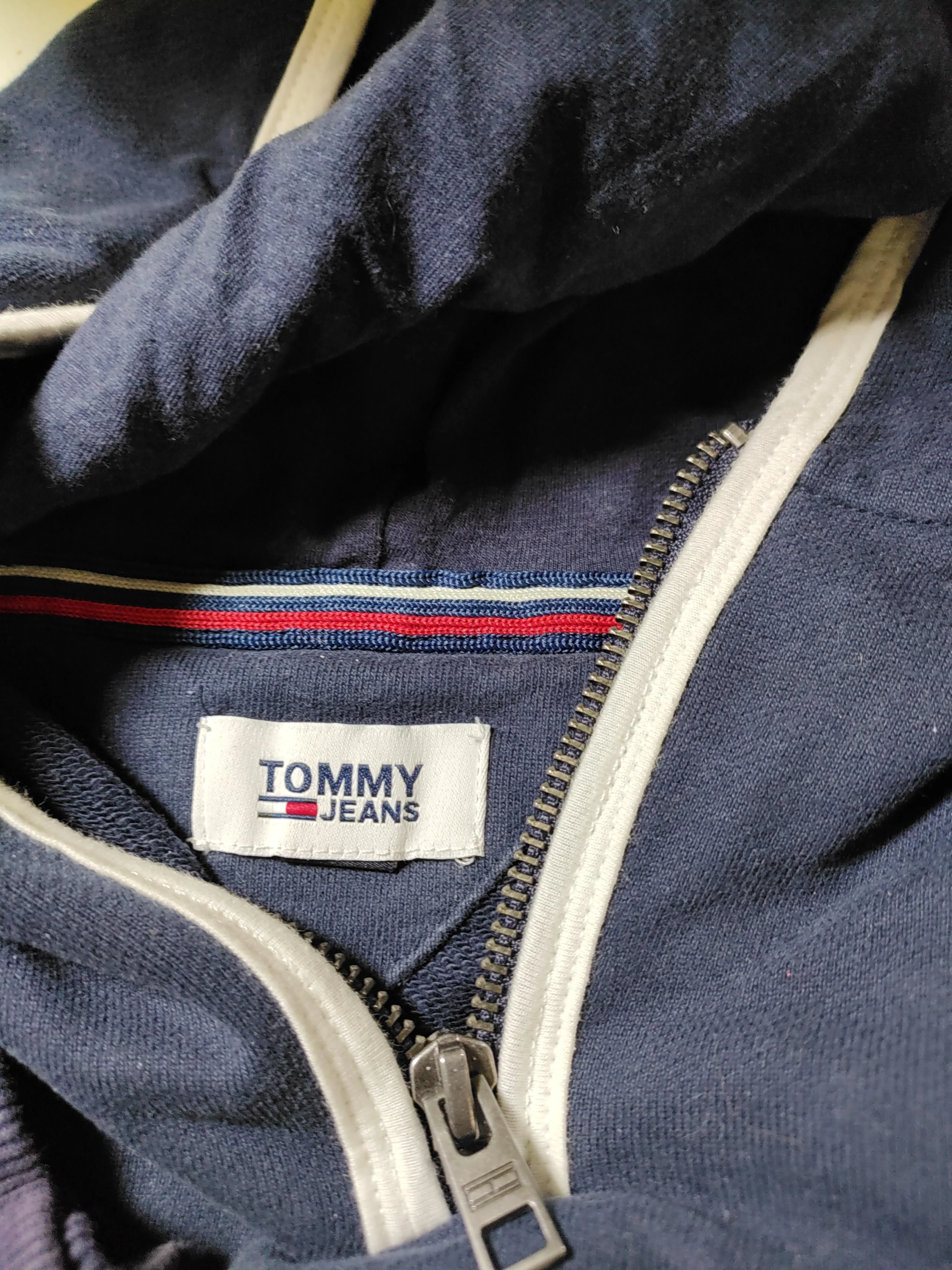 Tommy Jeans Women's Hoodie S Blue 100% Cotton Pullover - Image 5