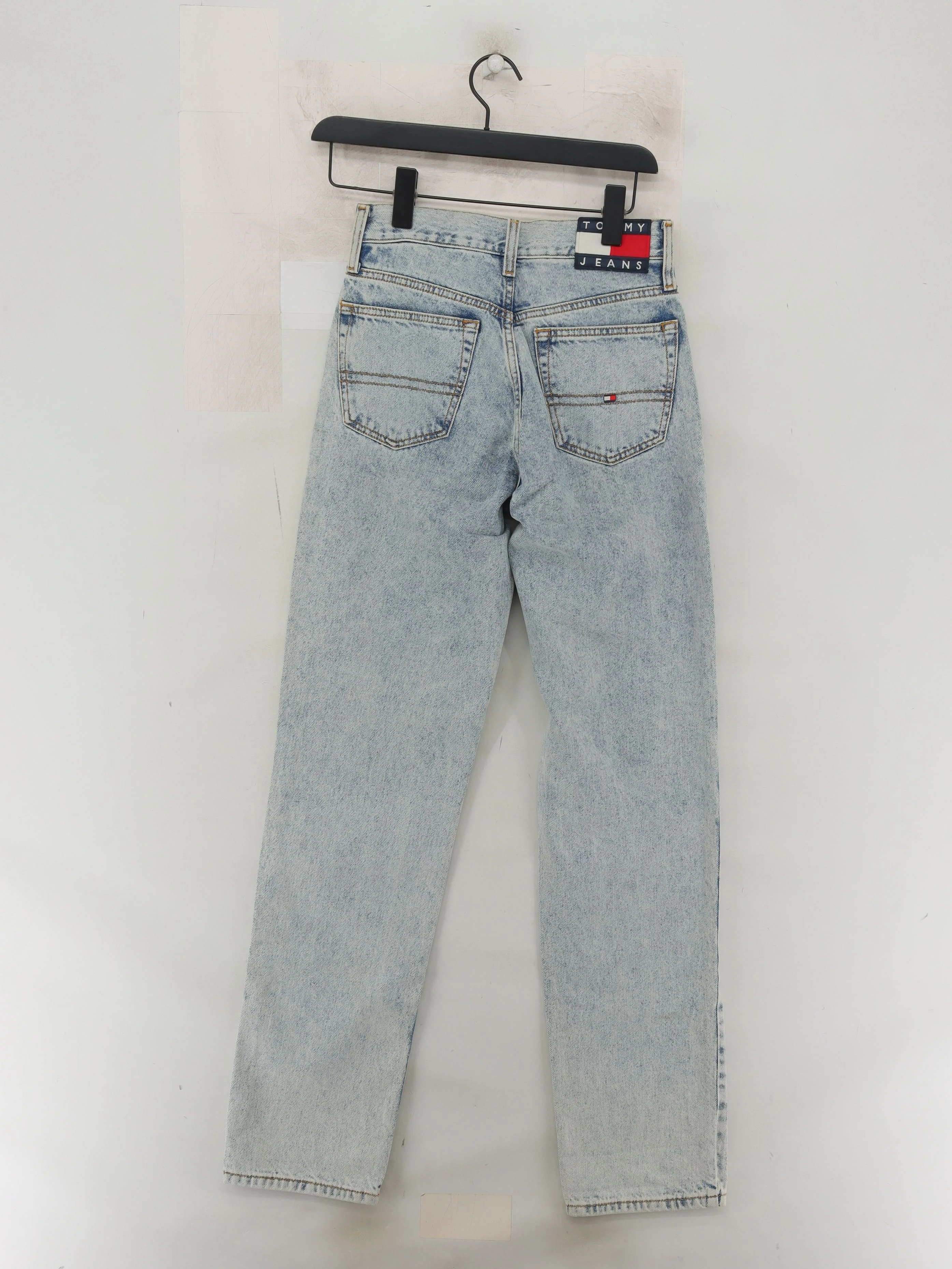 Tommy Jeans Women's Jeans W 25 in; L 32 in Blue 100% Cotton Straight - Image 2