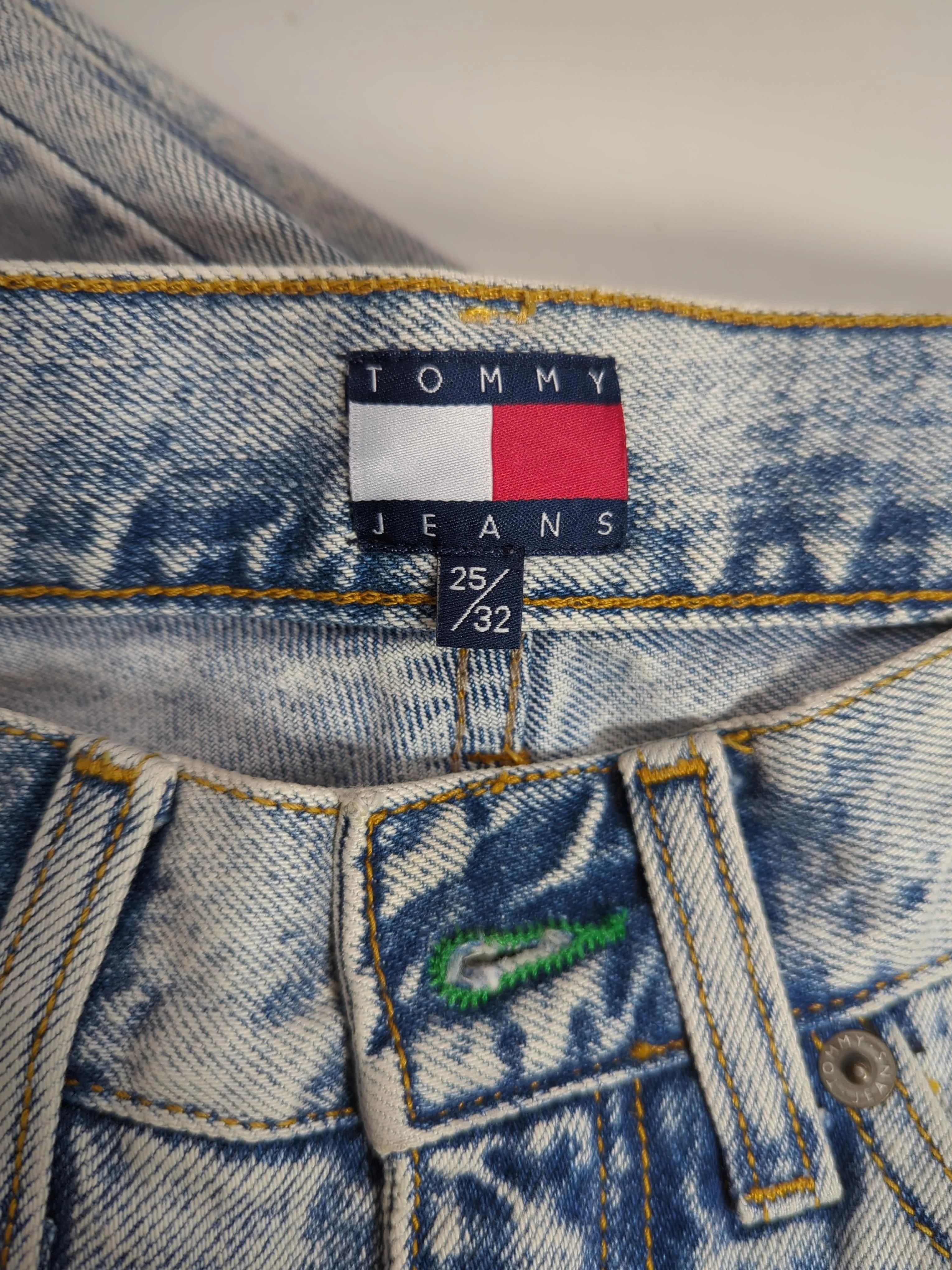 Tommy Jeans Women's Jeans W 25 in; L 32 in Blue 100% Cotton Straight - Image 5