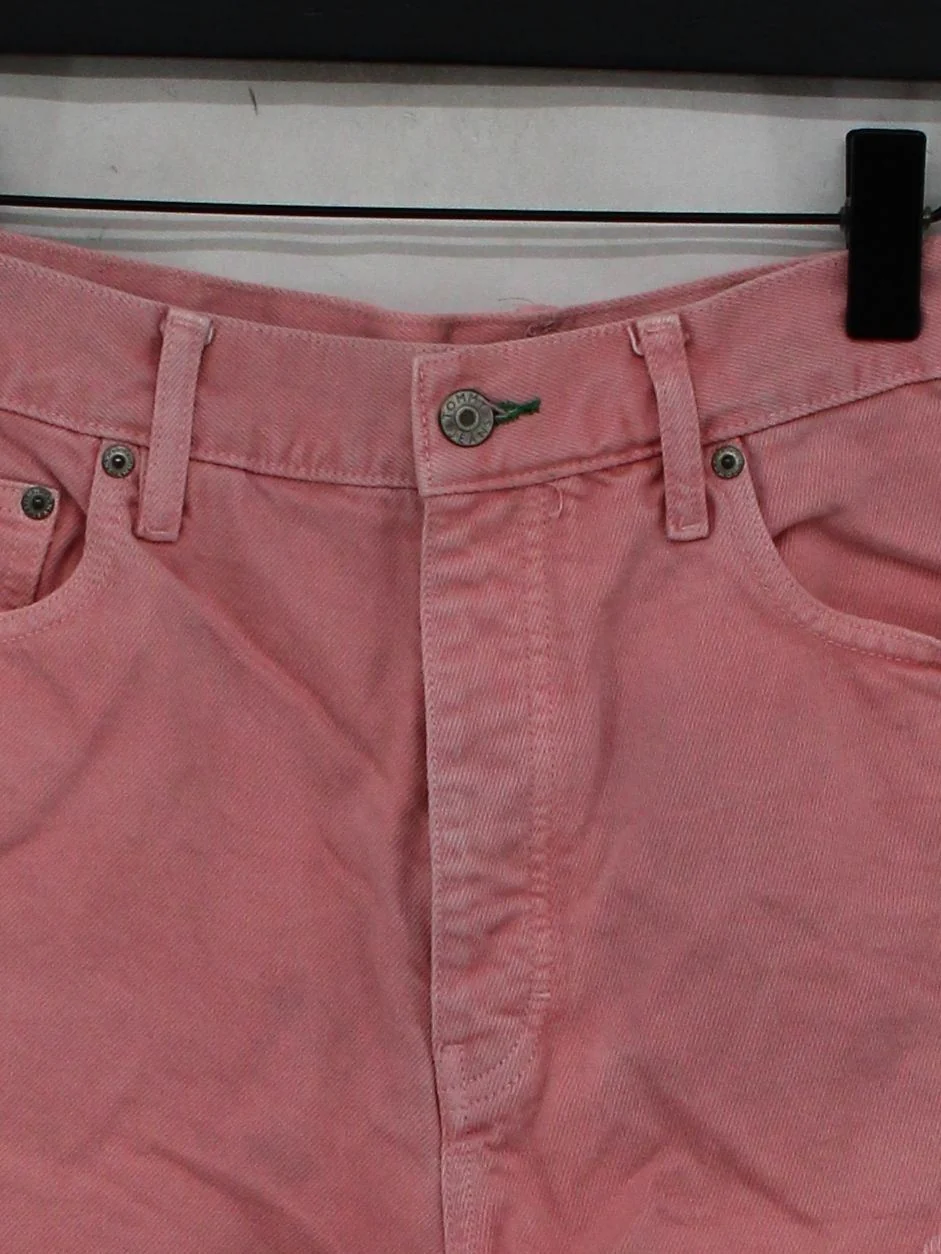 Tommy Jeans Women's Shorts W 31 in Pink 100% Cotton Cut-Off - Image 3