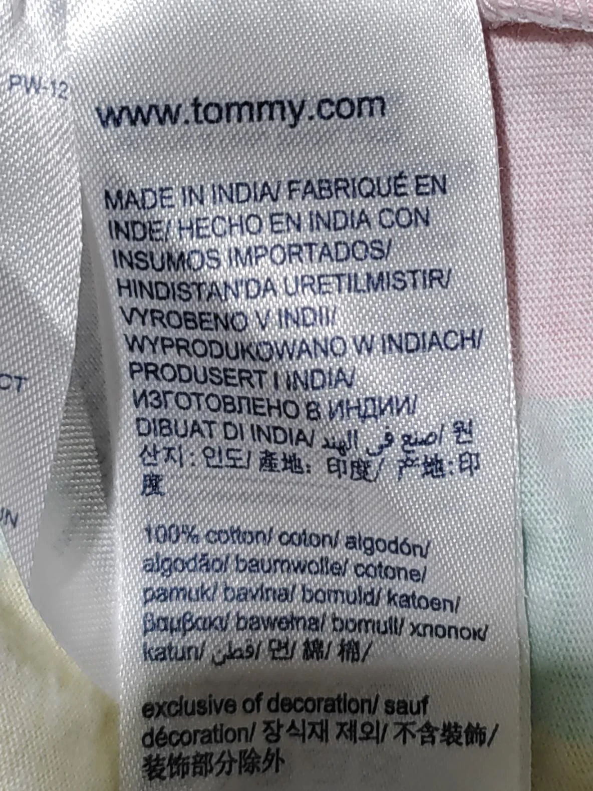 Tommy Jeans Women's T-Shirt L Multi 100% Cotton Basic - Image 6