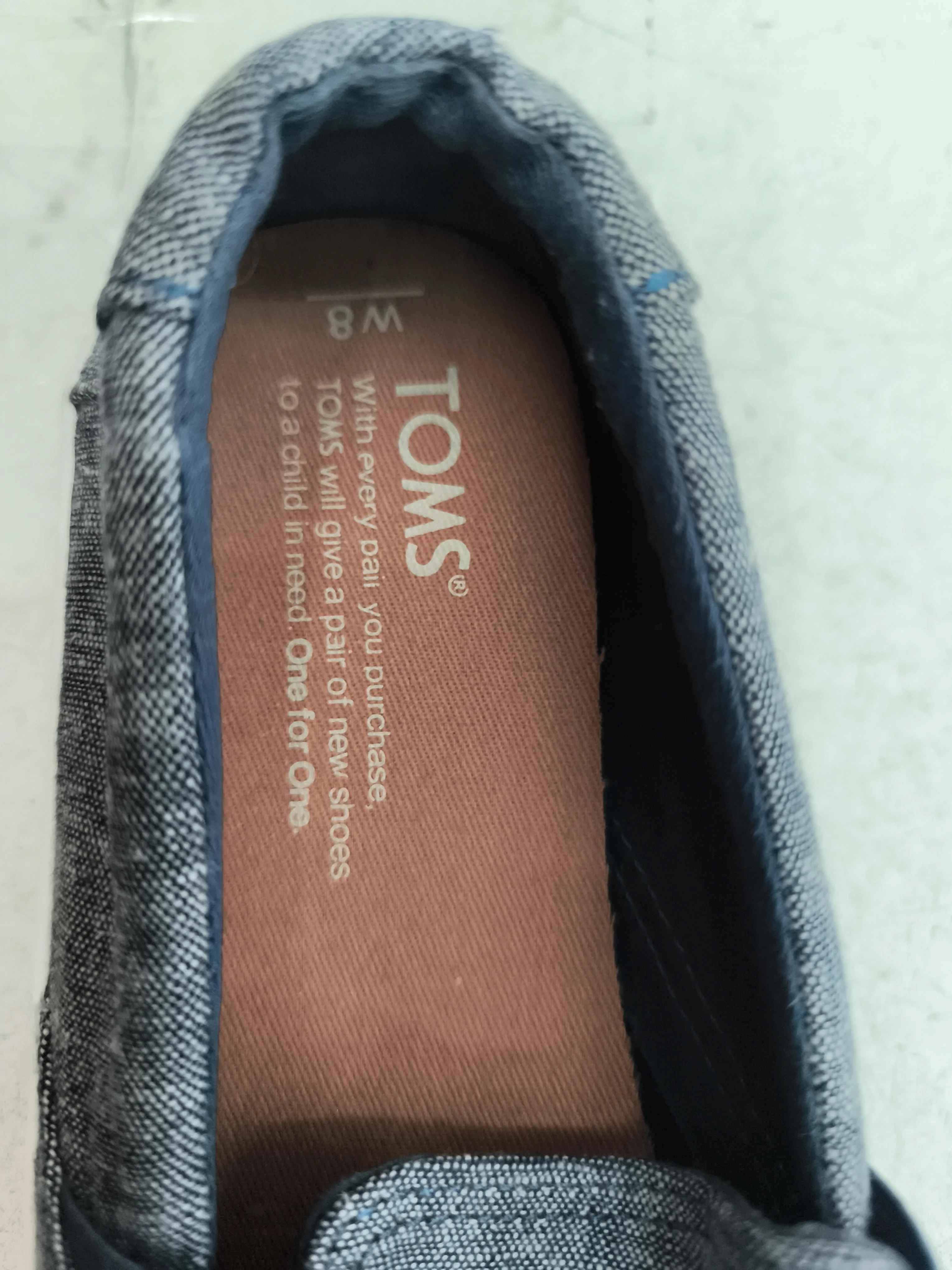 Toms Men's Shoes UK 5.5 Blue 100% Other Sneaker - Image 6