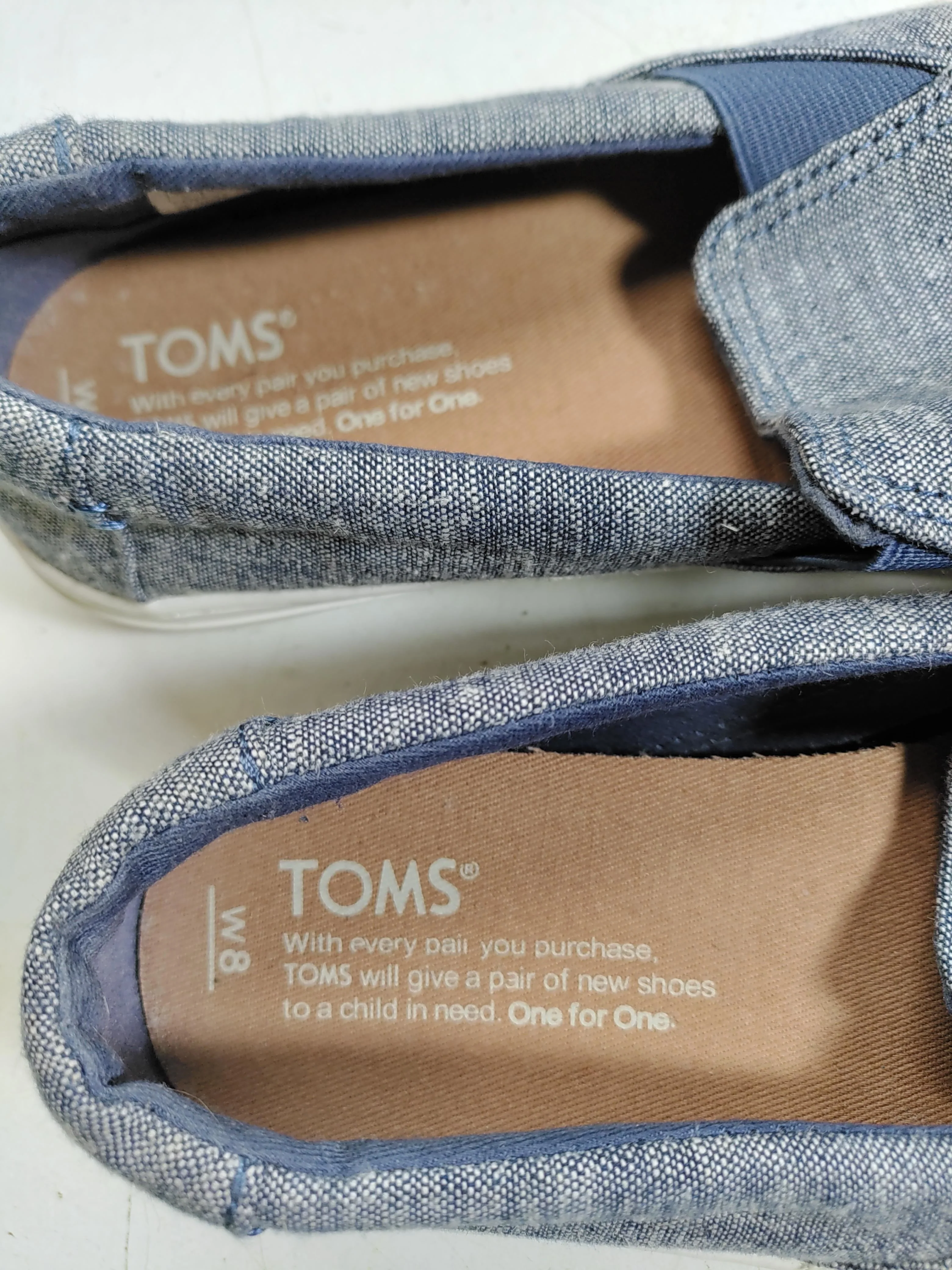 Toms Men's Shoes UK 5.5 Blue 100% Other Sneaker - Image 9