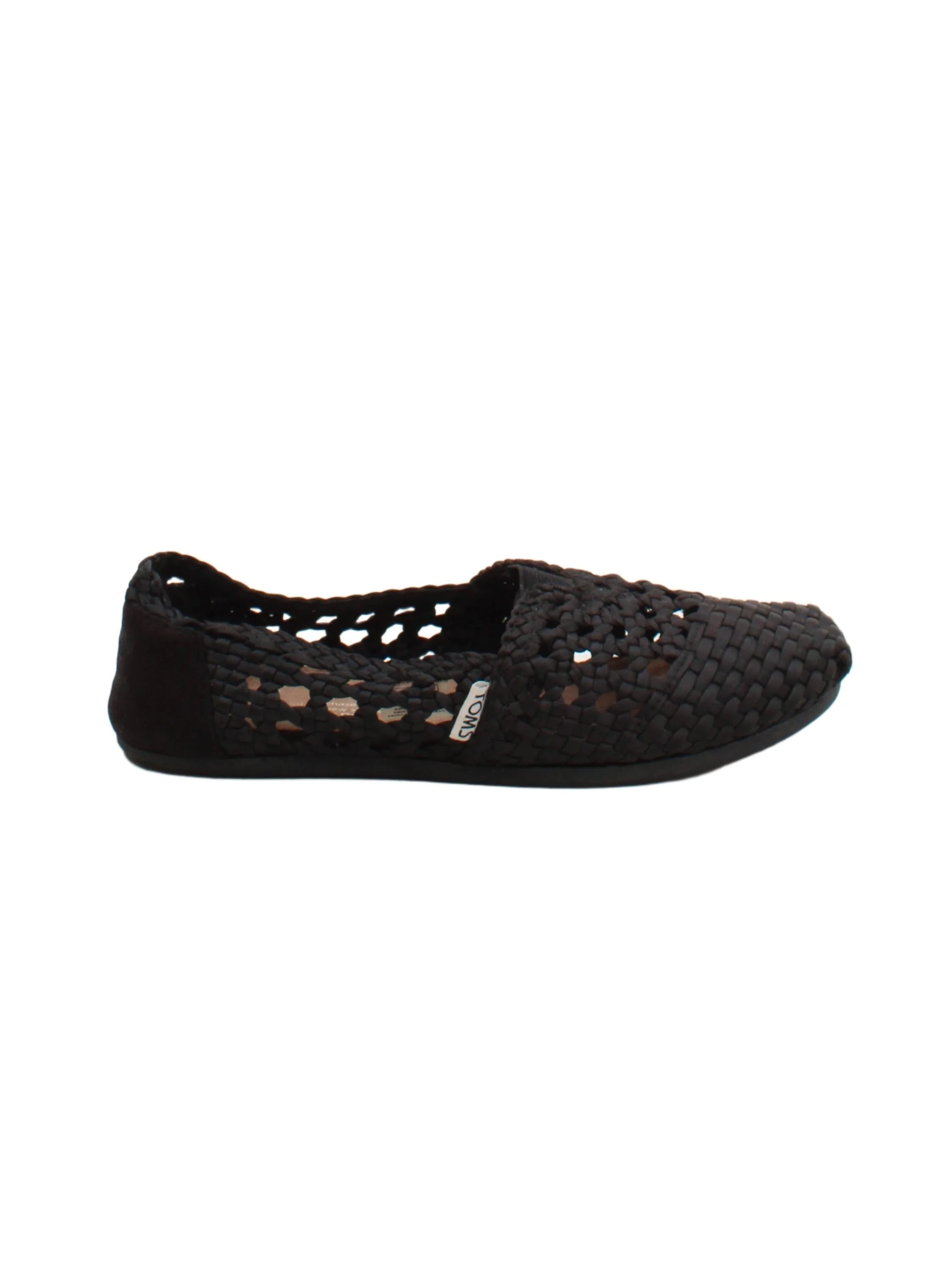 Toms Women's Flat Shoes UK 4 Black 100% Other Ballet
