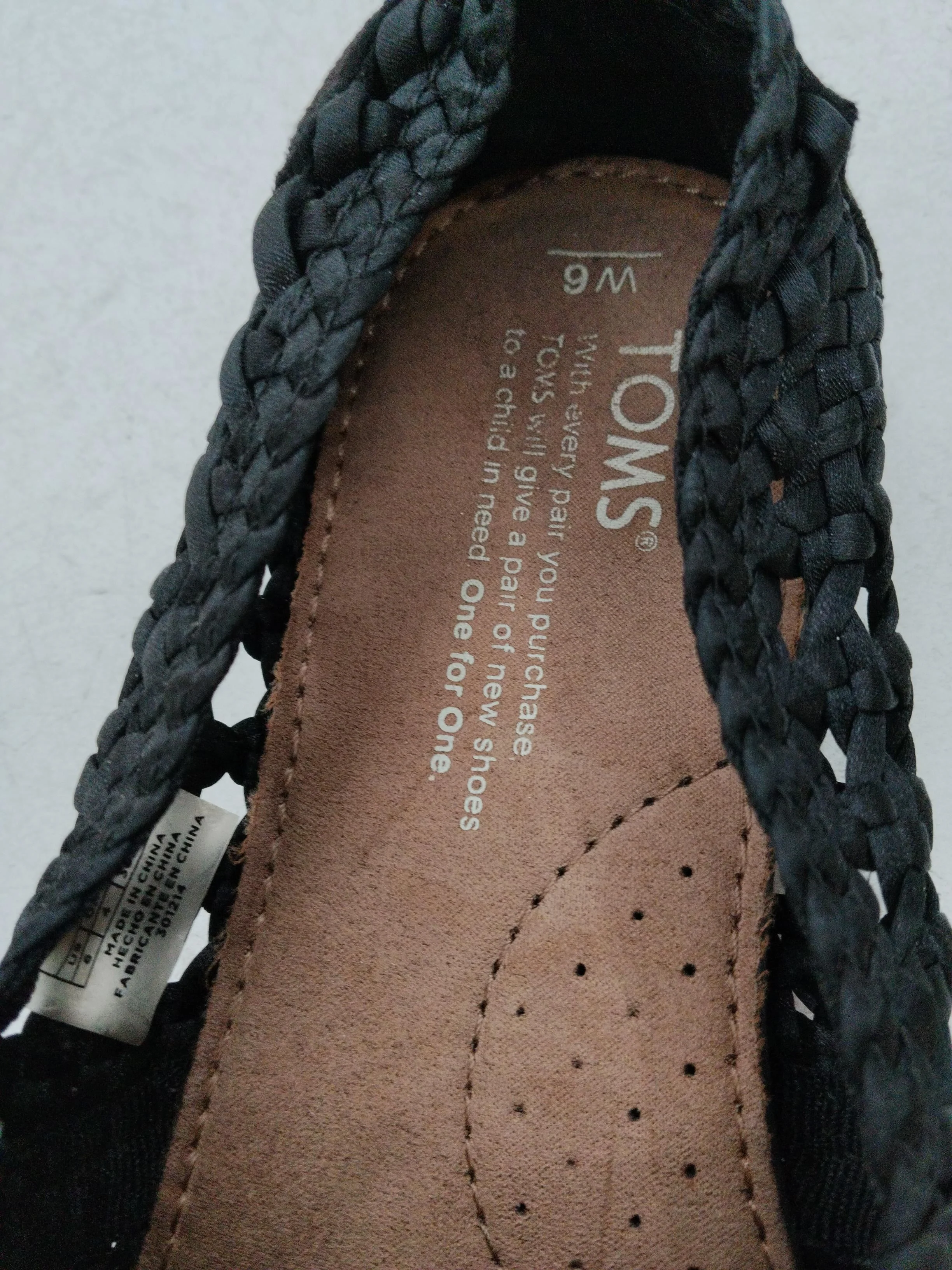 Toms Women's Flat Shoes UK 4 Black 100% Other Ballet - Image 6