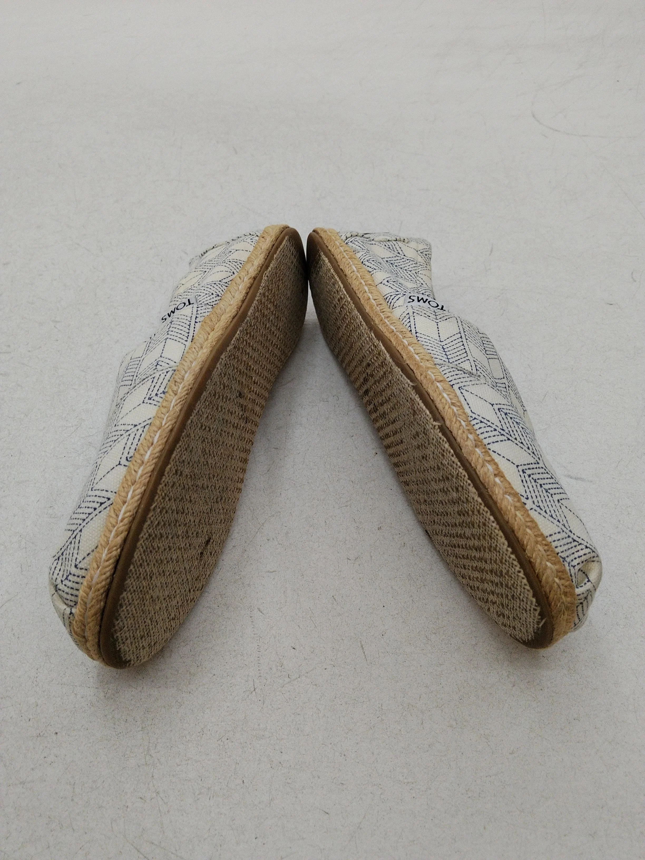 Toms Women's Flat Shoes UK 4 Cream Geometric 100% Other Loafer - Image 7