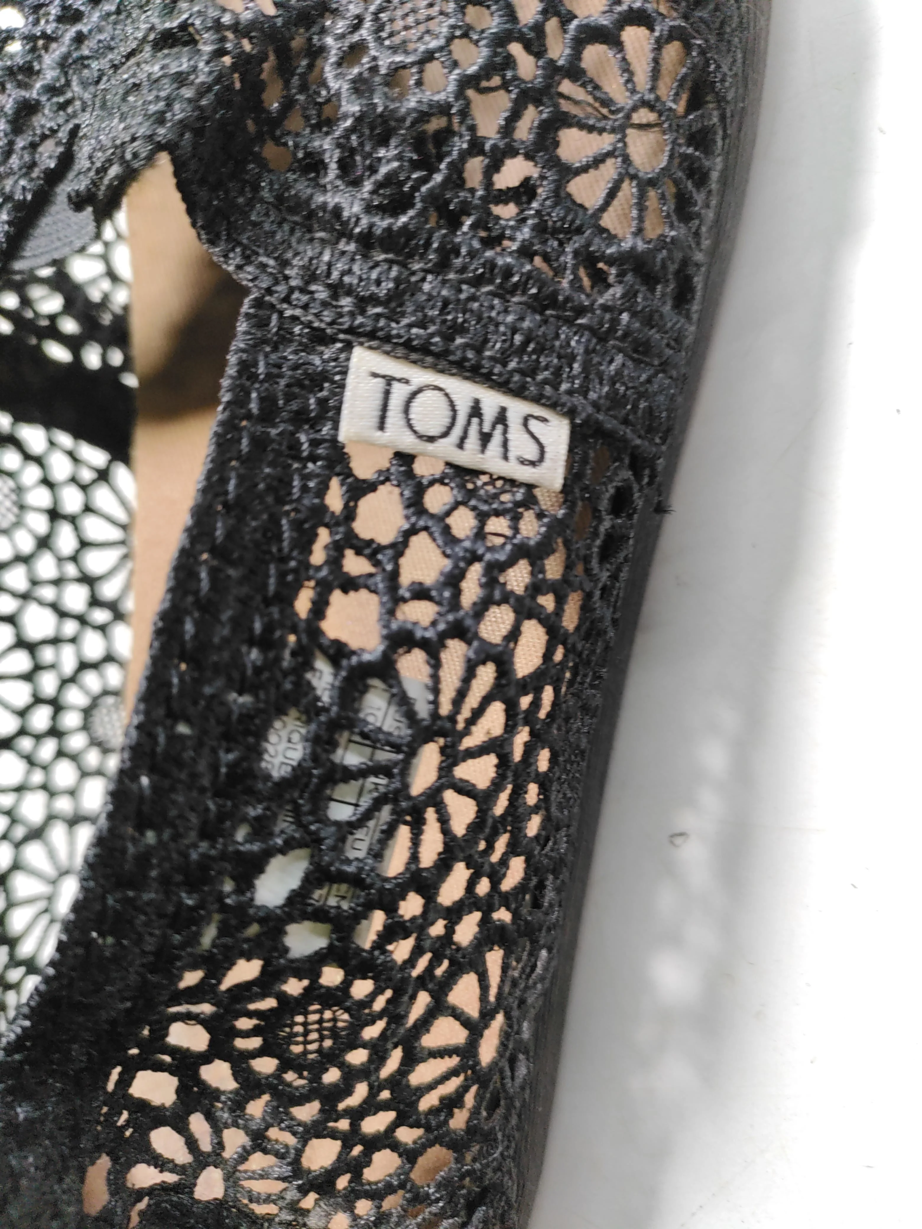 Toms Women's Flat Shoes UK 8 Black 100% Other Ballet - Image 8
