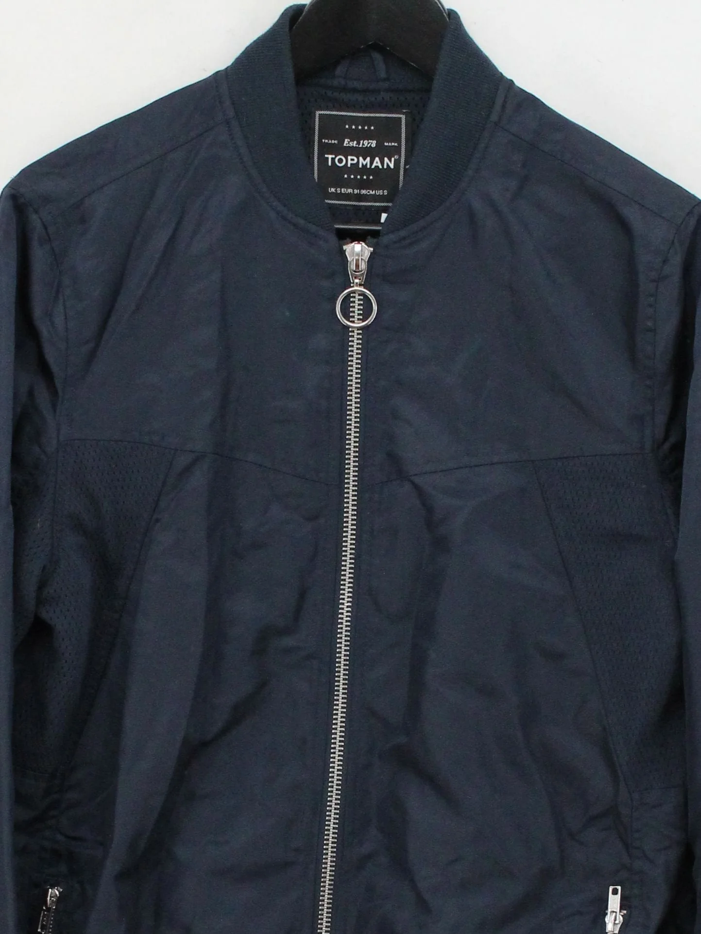 Topman Bomber Jacket jacket blue - Image 3