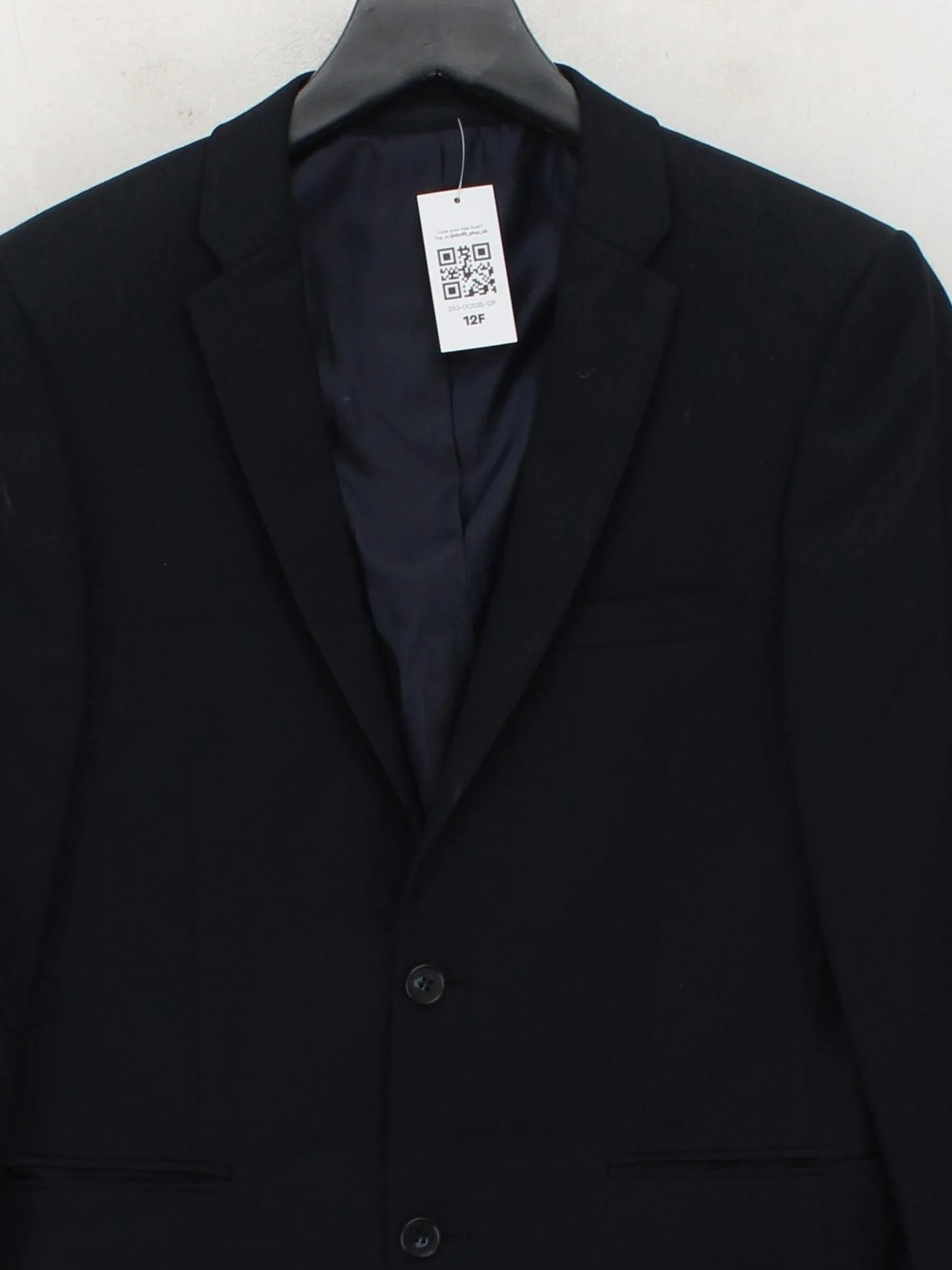 Topman Men's Blazer M Blue 100% Other Overcoat - Image 3