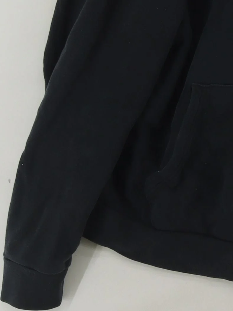 Topman Men's Hoodie L Black 100% Cotton Pullover - Image 4
