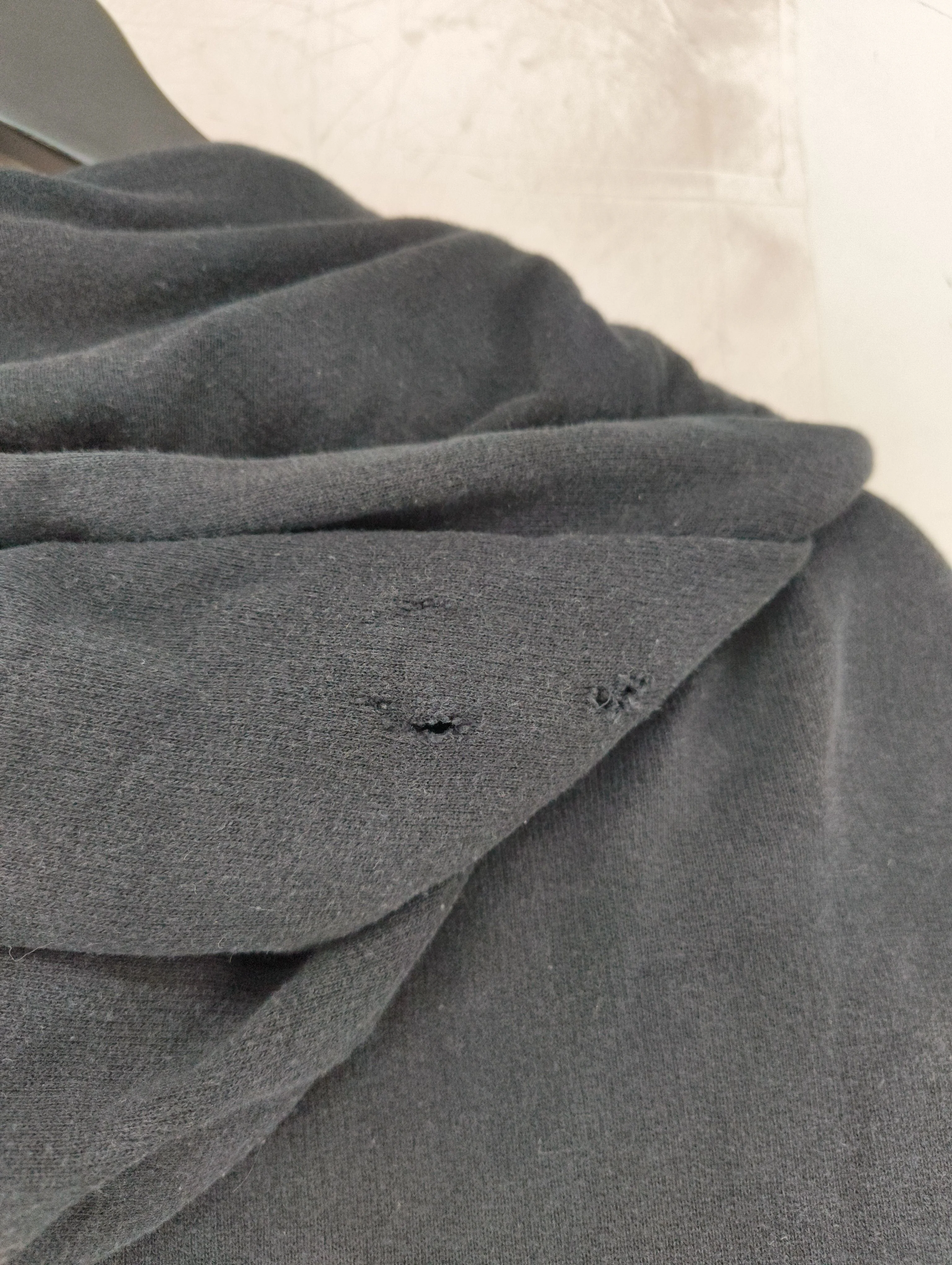 Topman Men's Hoodie L Black 100% Cotton Pullover - Image 5