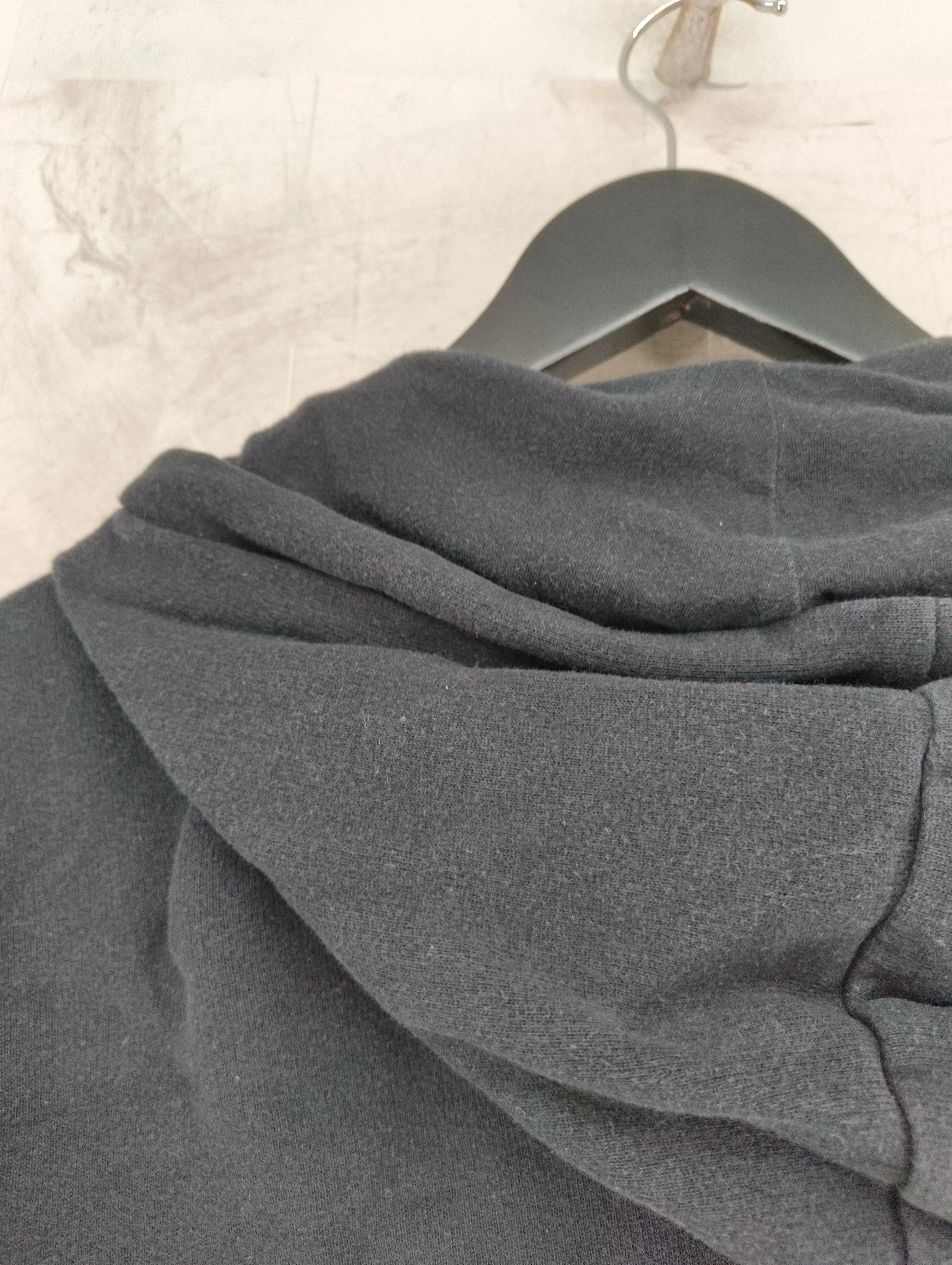 Topman Men's Hoodie L Black 100% Cotton Pullover - Image 6